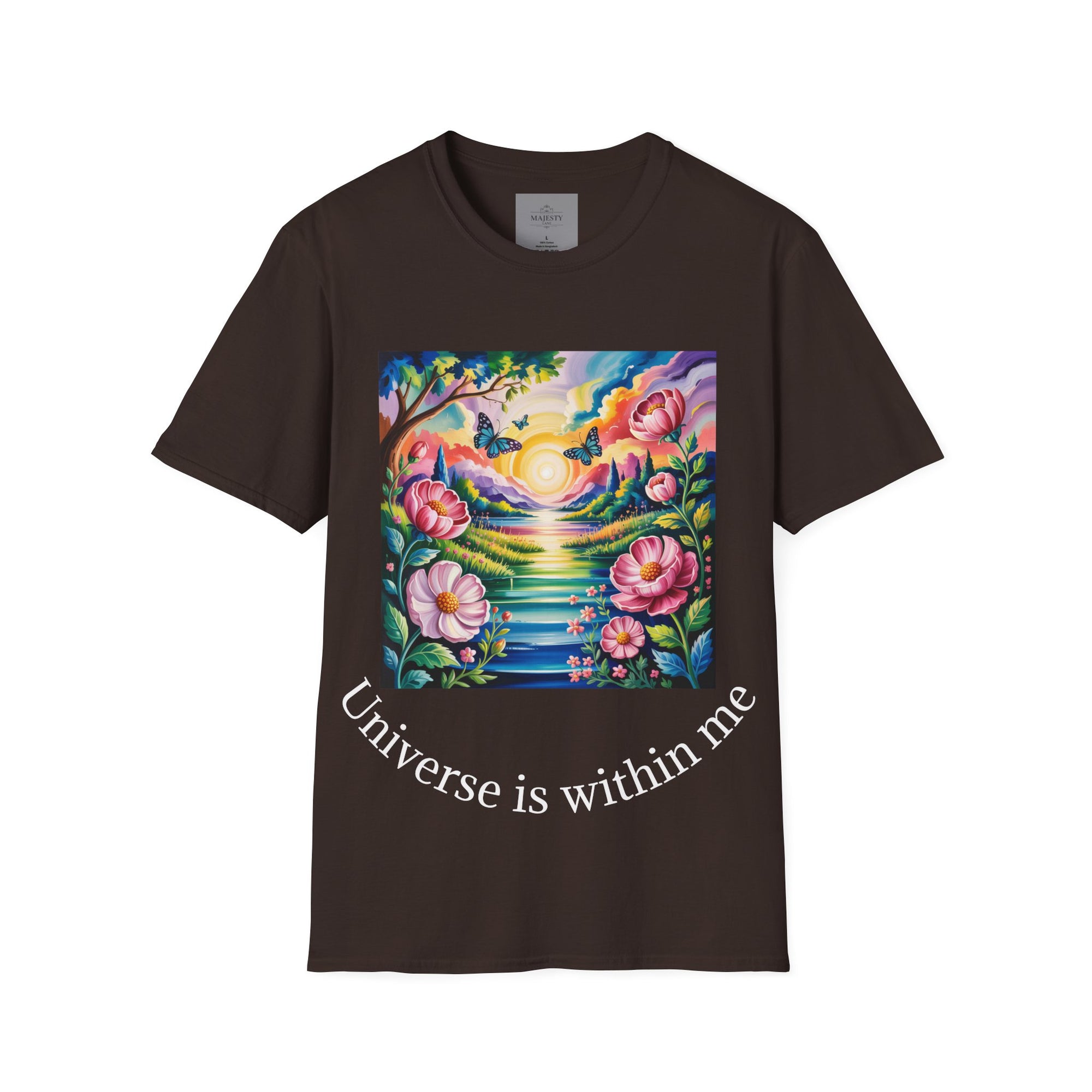 Universe is Within Me Unisex T-Shirt, Softstyle Tee, Inspirational Shirt, Heartfelt Gift