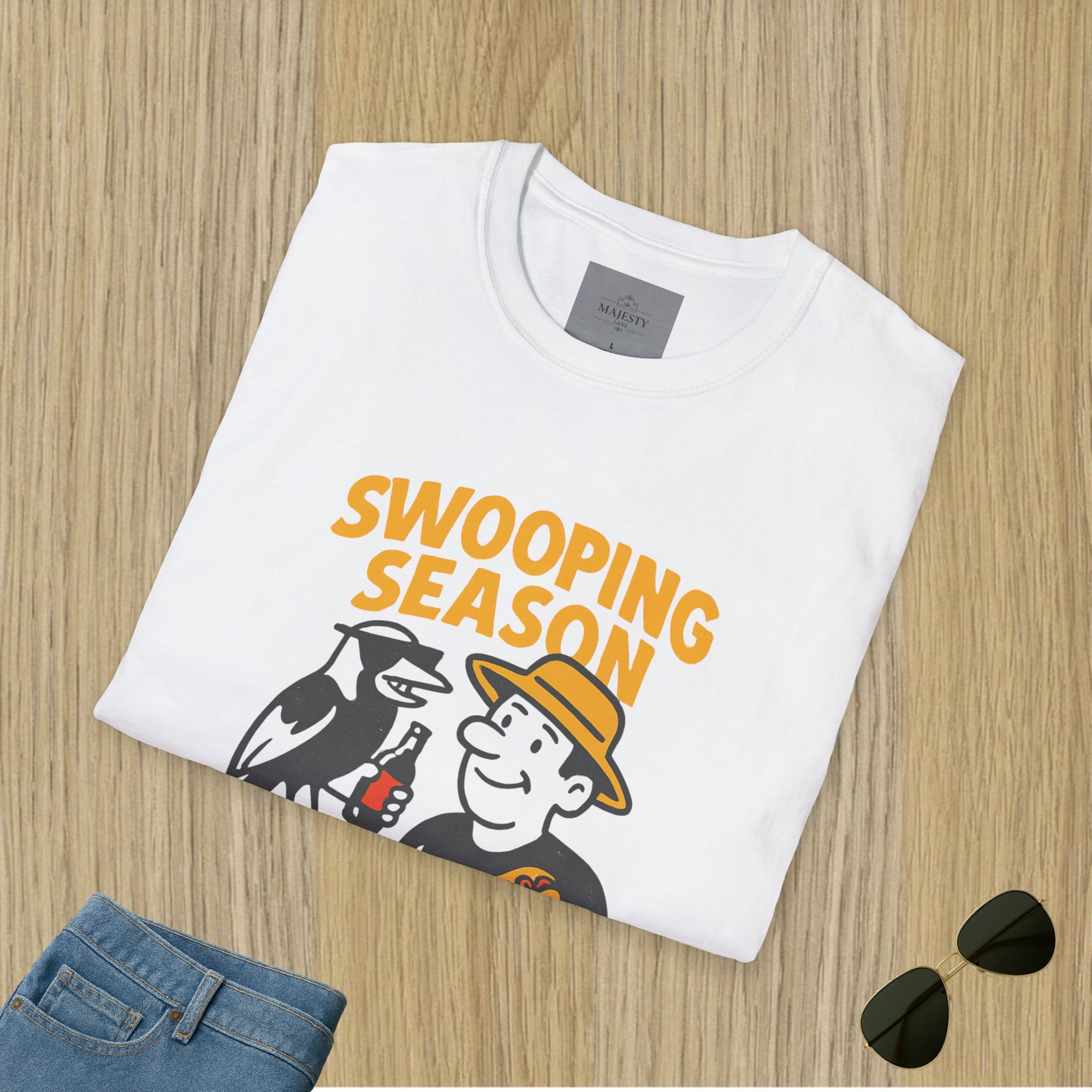 Swooping Season Dad T-Shirt, Softstyle Tee