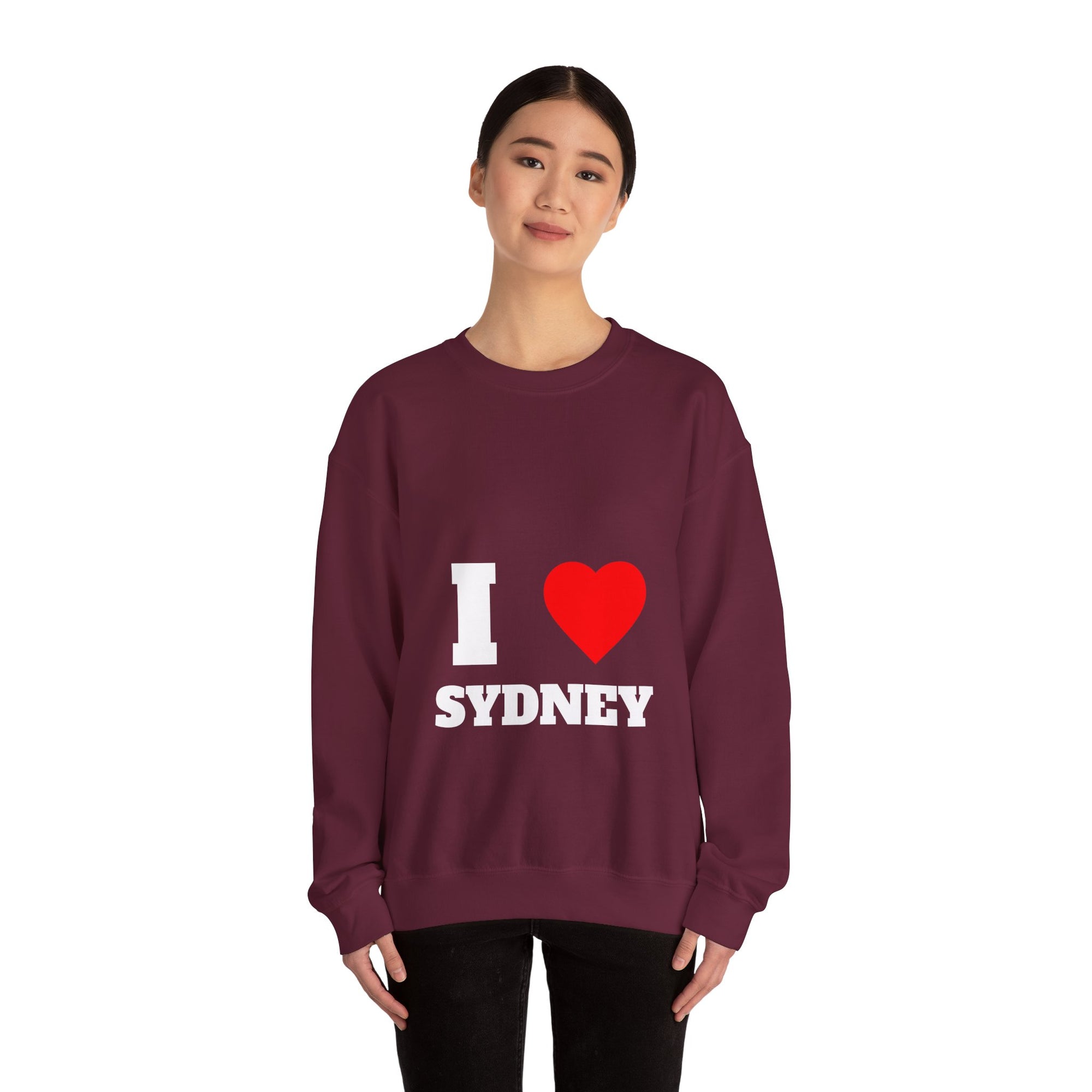 I Love Sydney Unisex Crewneck Sweatshirt | Cozy Gift for Travelers, Fashion Lovers, Tasmania Souvenir, Comfortable Sweatshirt, [...]