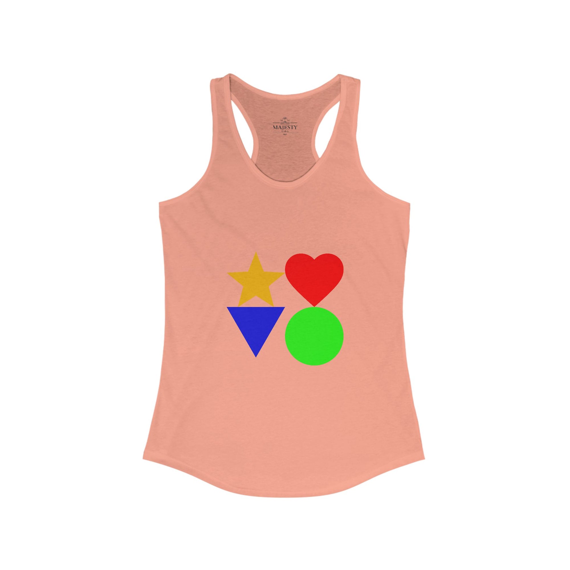 Puzzle Racerback Tank, Bohemian Style Top, Summer Attire, Casual Wear, Gift for Her, Festival Clothing