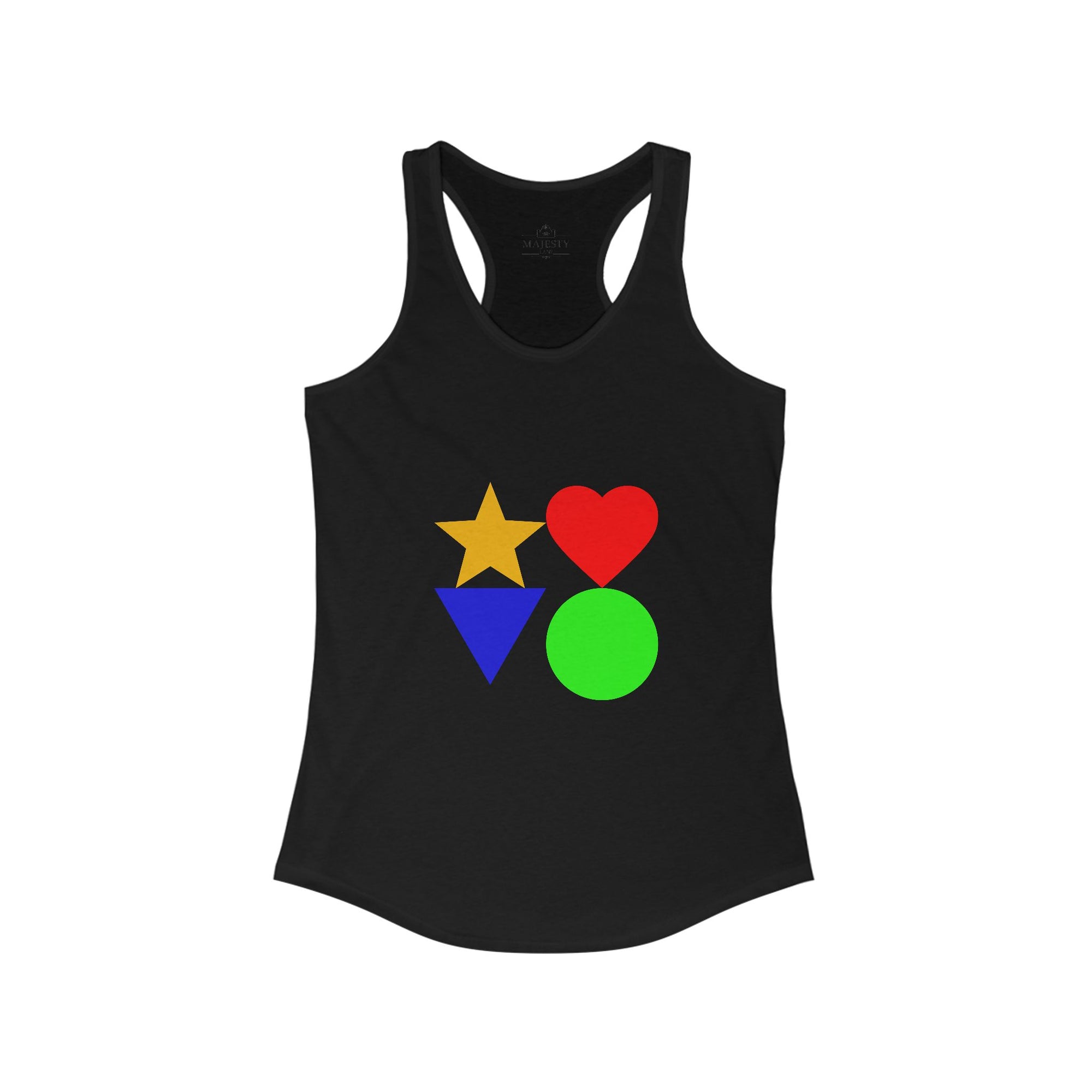 Puzzle Racerback Tank, Bohemian Style Top, Summer Attire, Casual Wear, Gift for Her, Festival Clothing