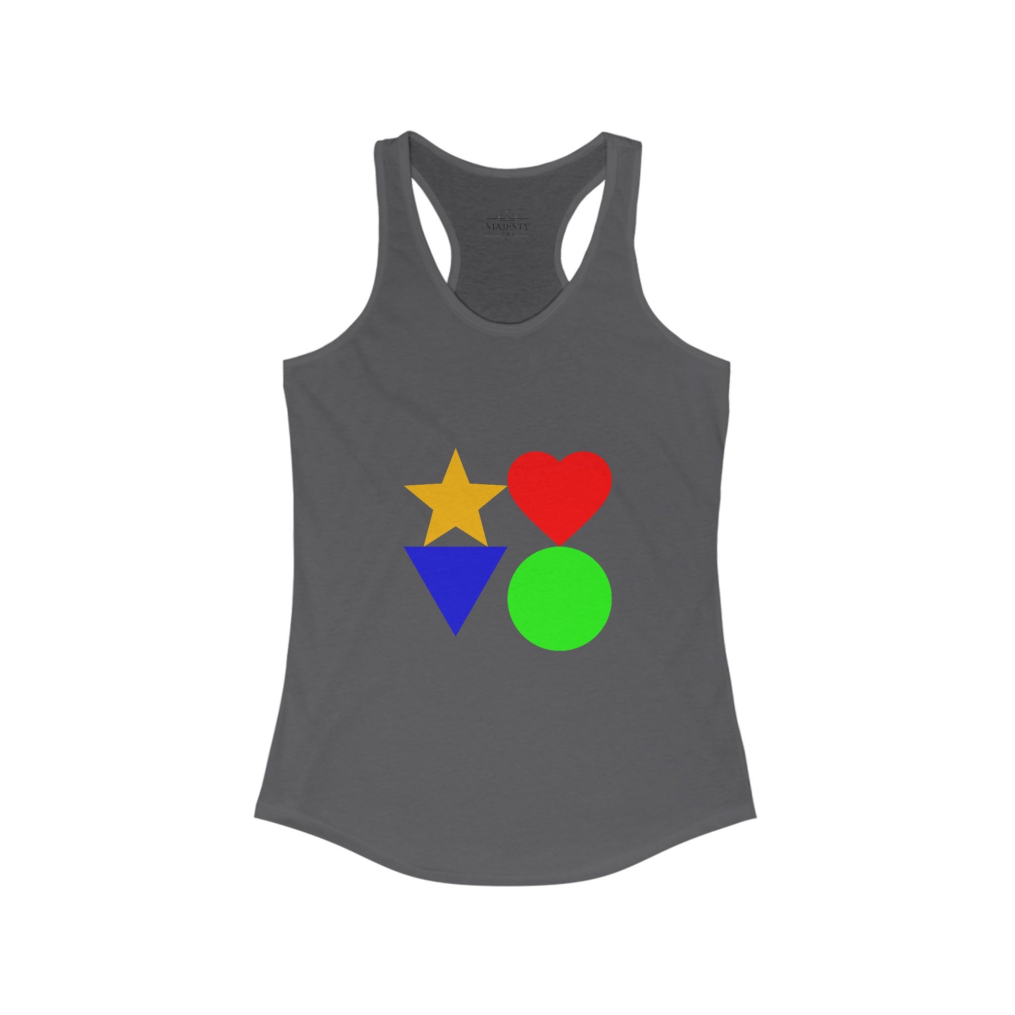 Puzzle Racerback Tank, Bohemian Style Top, Summer Attire, Casual Wear, Gift for Her, Festival Clothing