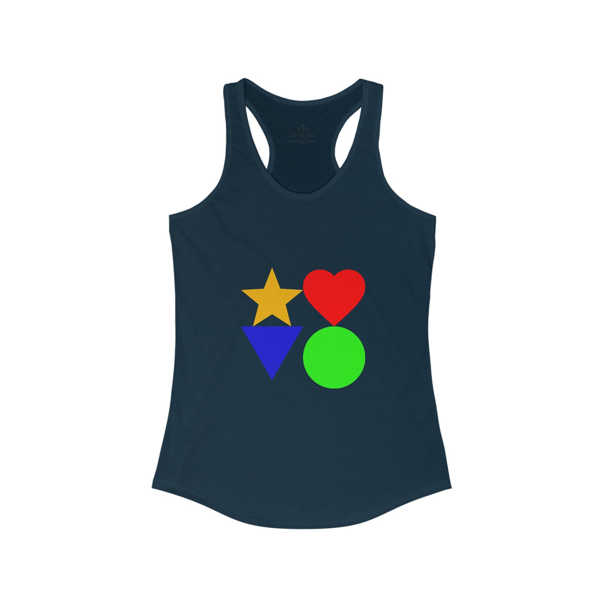 Puzzle Racerback Tank, Bohemian Style Top, Summer Attire, Casual Wear, Gift for Her, Festival Clothing