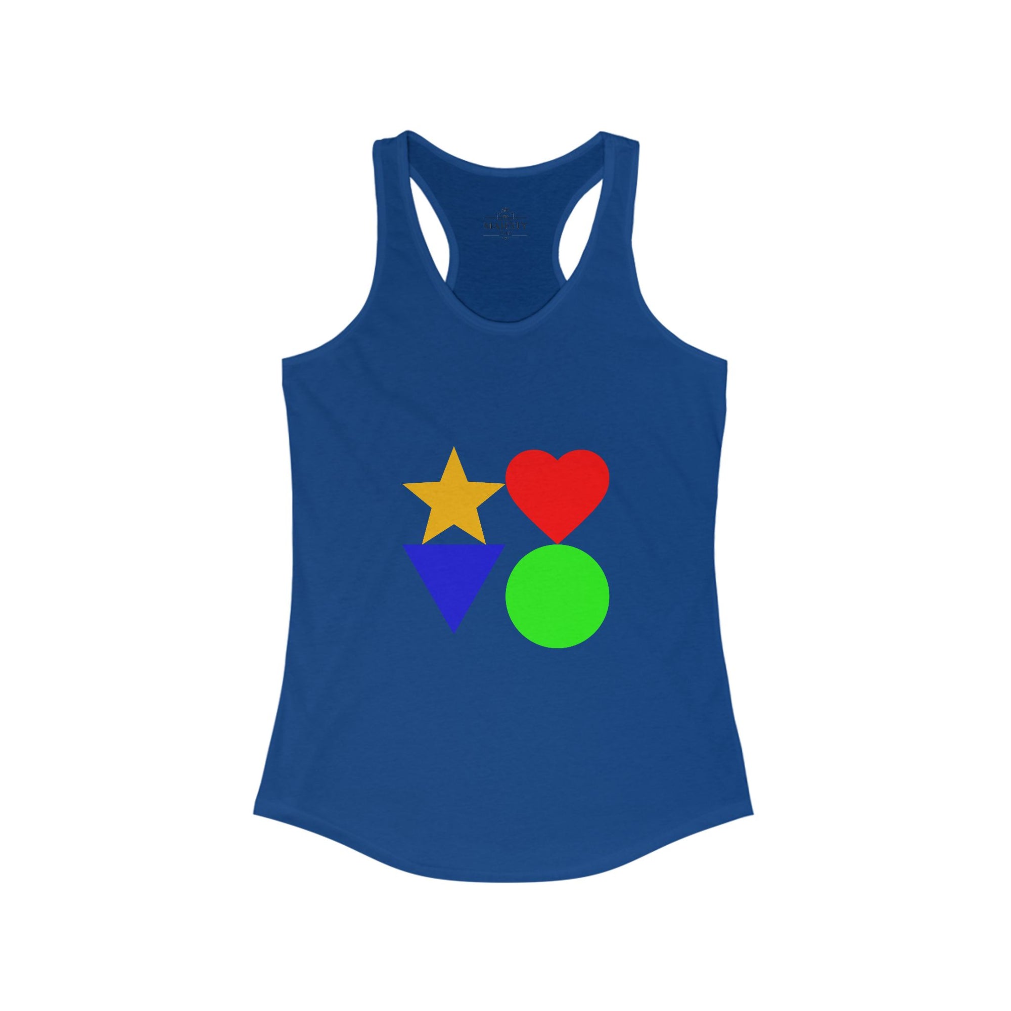 Puzzle Racerback Tank, Bohemian Style Top, Summer Attire, Casual Wear, Gift for Her, Festival Clothing