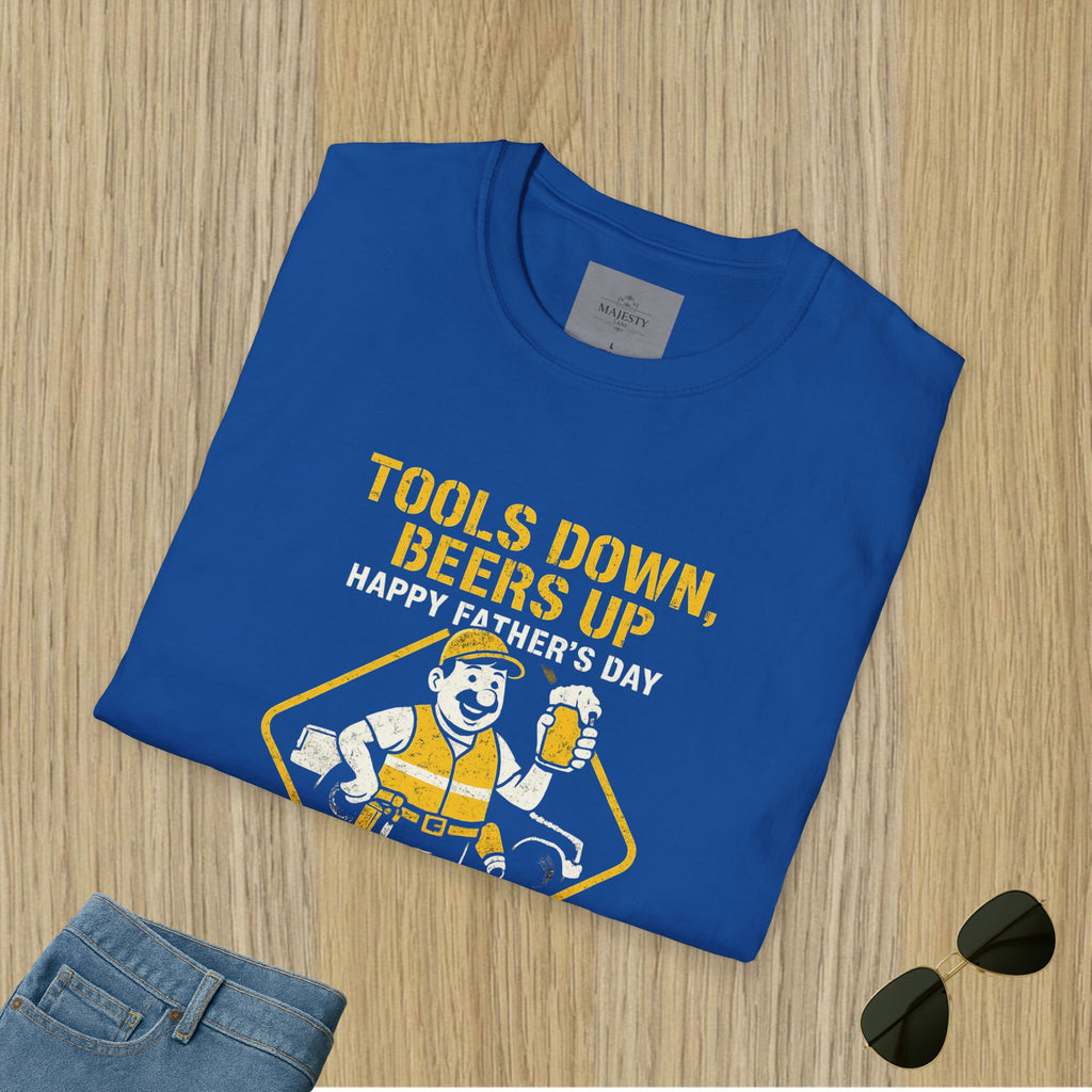 Tools Down Beer Up Dad T-Shirt, Softstyle Tee