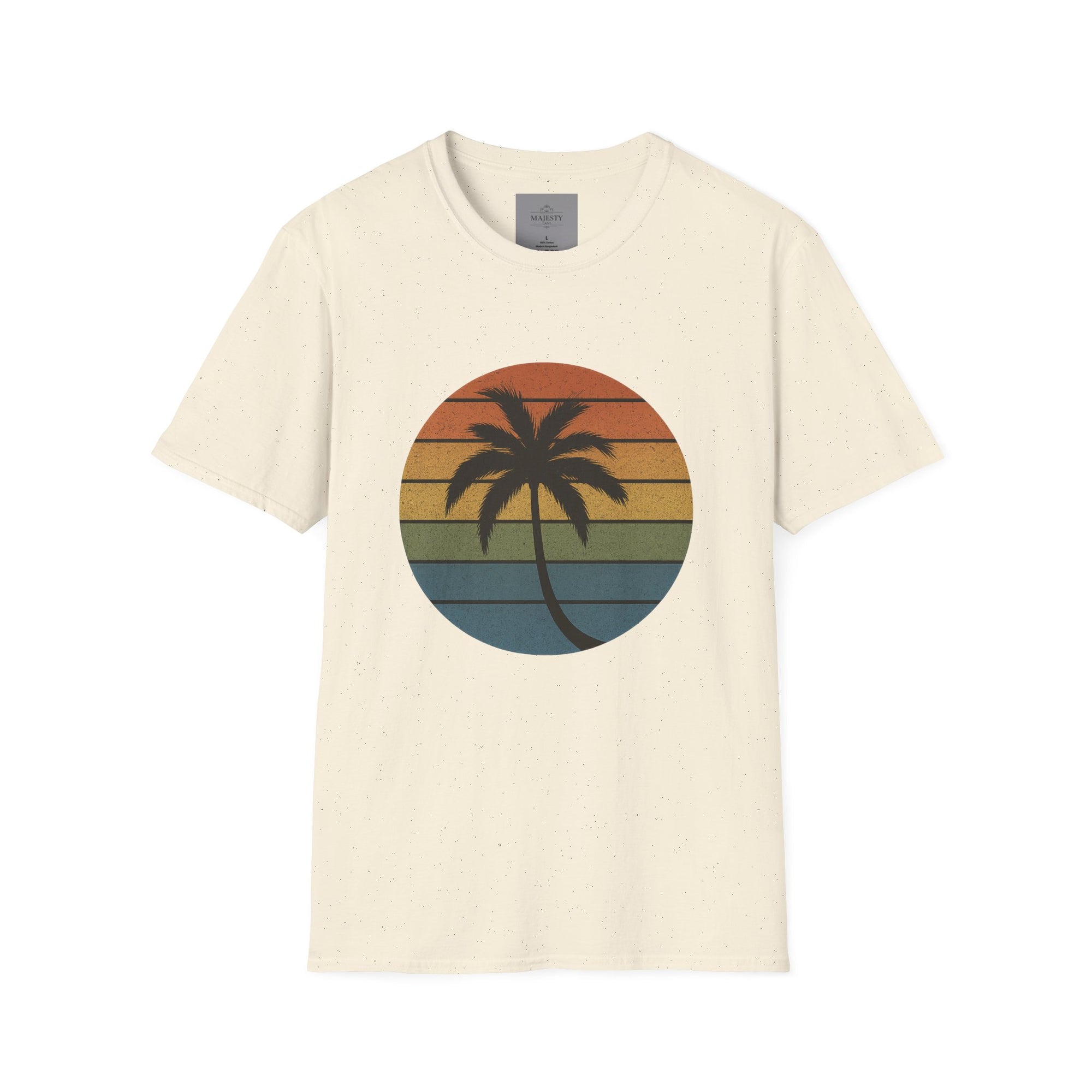Sunset Palm Unisex T-Shirt, Softstyle Tee, Inspirational Shirt, Heartfelt Gift