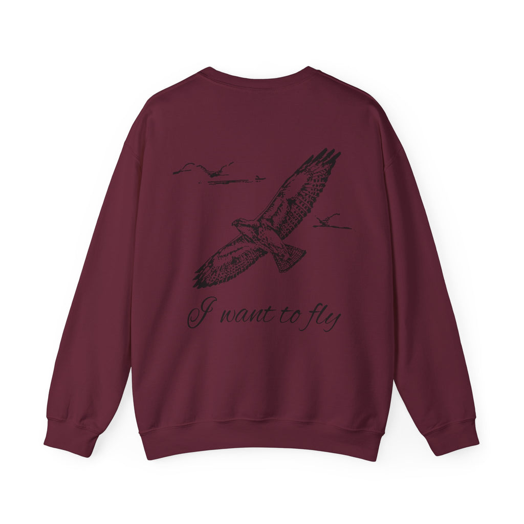 I Want to Fly Unisex Crewneck Sweatshirt | Cozy Gift for Travelers, Fashion Lovers, Tasmania Souvenir, Comfortable Sweatshirt, [...]