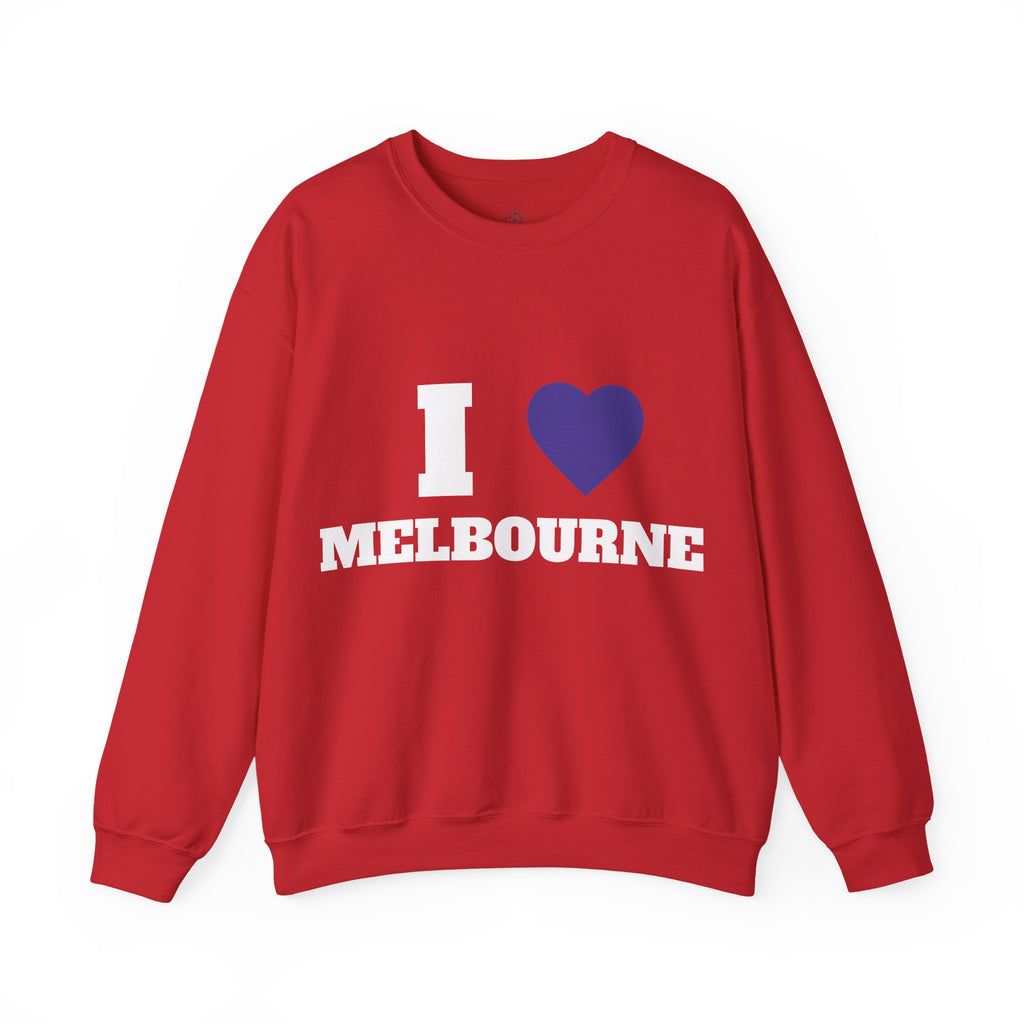 I Love Melbourne Unisex Crewneck Sweatshirt | Cozy Gift for Travelers, Fashion Lovers, Tasmania Souvenir, Comfortable Sweatshirt, [...]