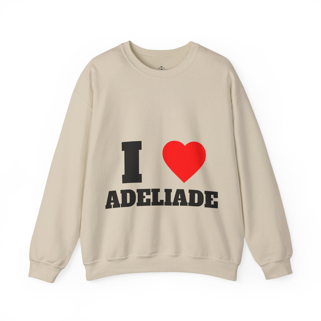 I Love Adeliade Unisex Crewneck Sweatshirt | Cozy Gift for Travelers, Fashion Lovers, Tasmania Souvenir, Comfortable Sweatshirt, [...]