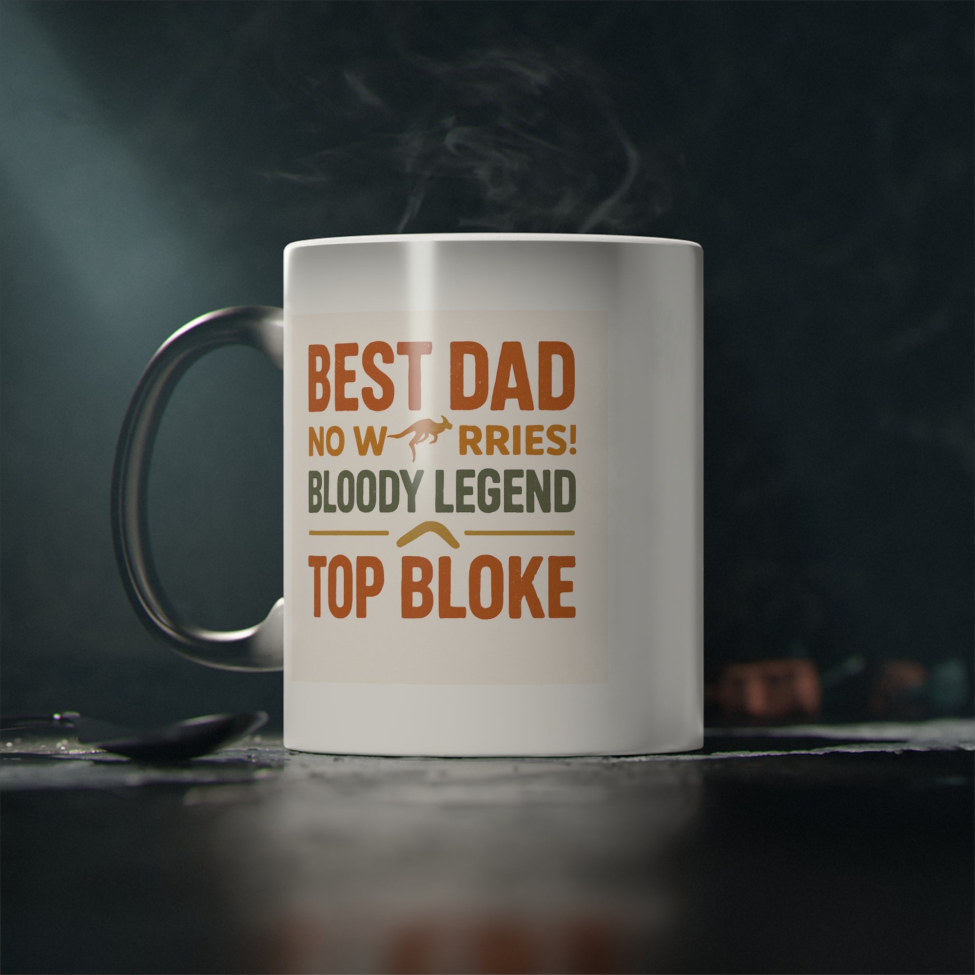 Aussie Slang Dad Father's Day Magic Mug