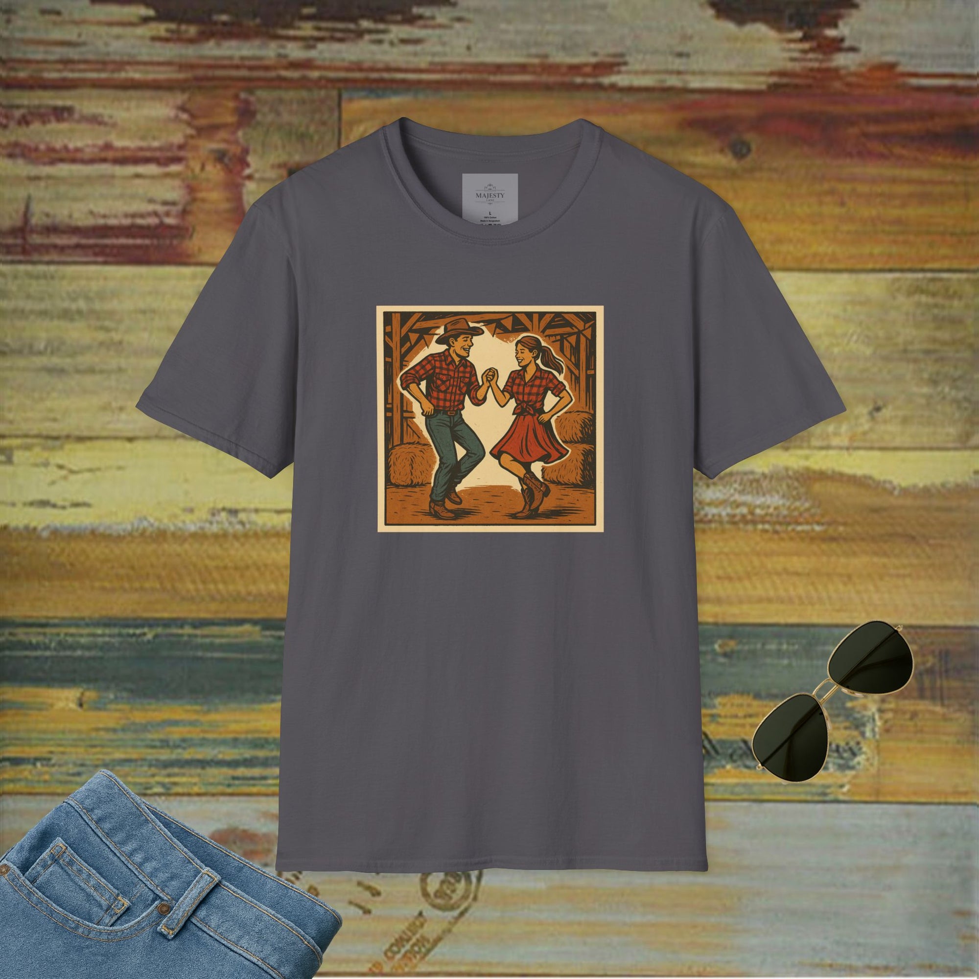 Country's Energy Coming Together Unisex T-Shirt, Softstyle Tee, Inspirational Shirt, Heartfelt Gift