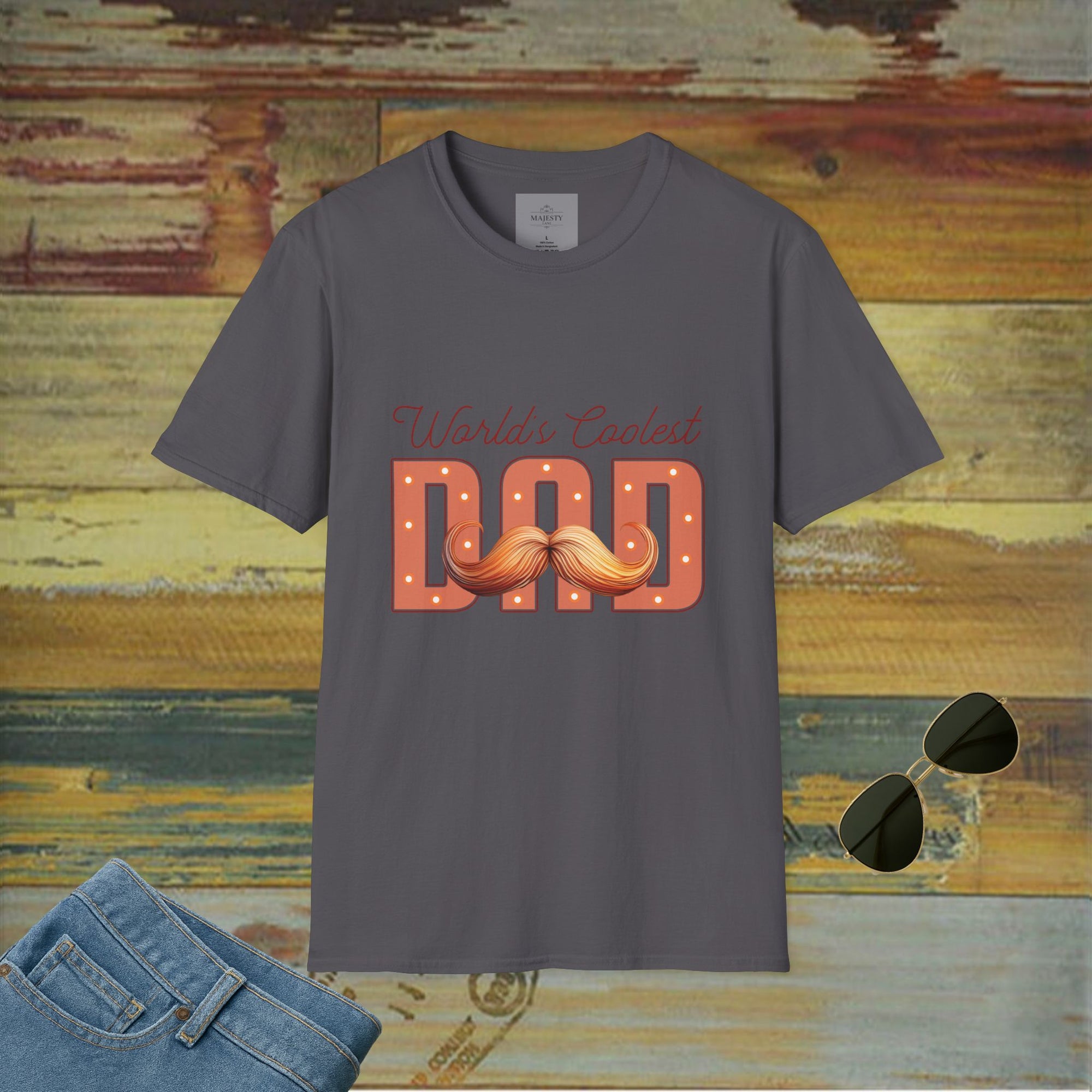 World's Coolest Dad T-Shirt, Softstyle Tee