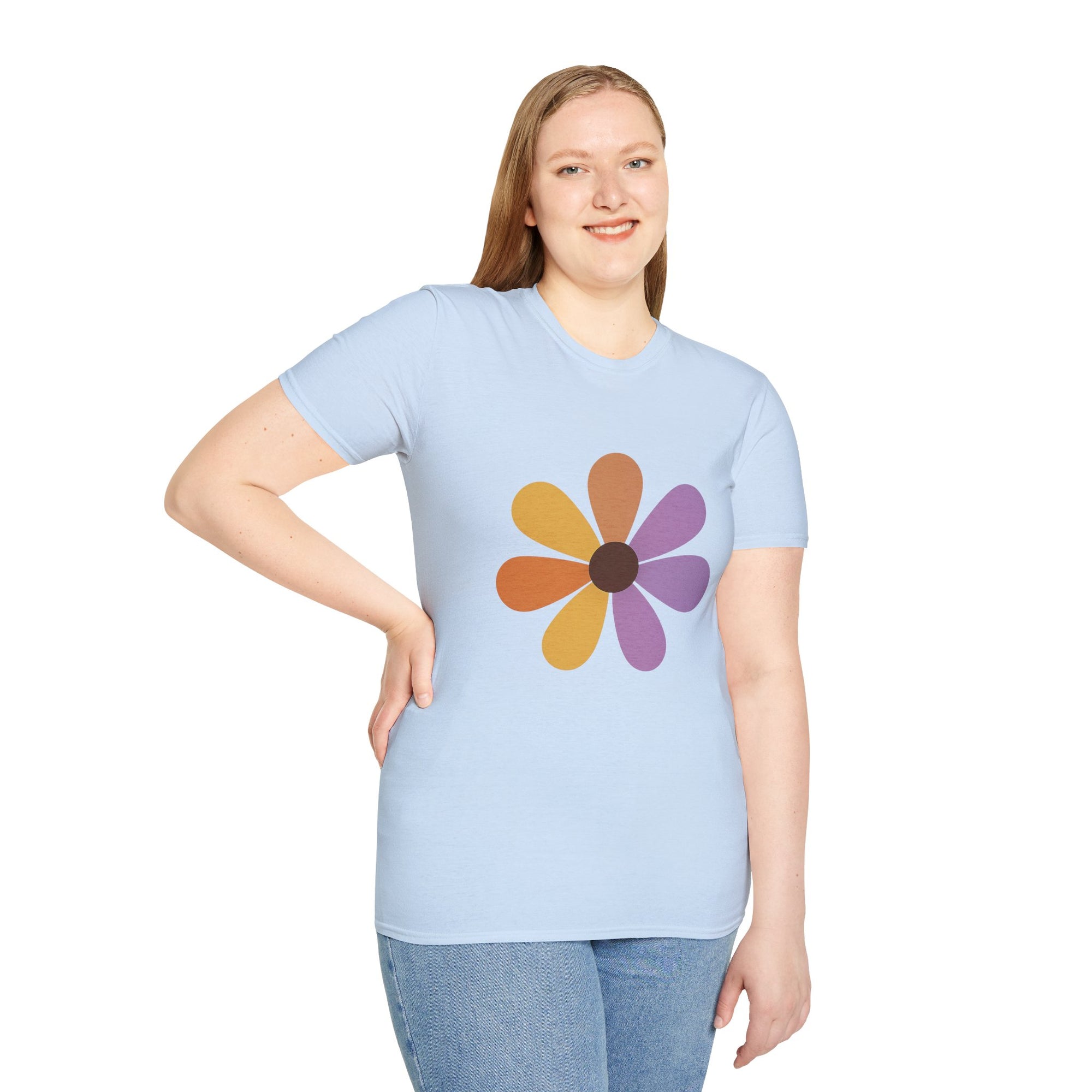 Blooming Flower Unisex T-Shirt, Softstyle Tee, Inspirational Shirt, Heartfelt Gift