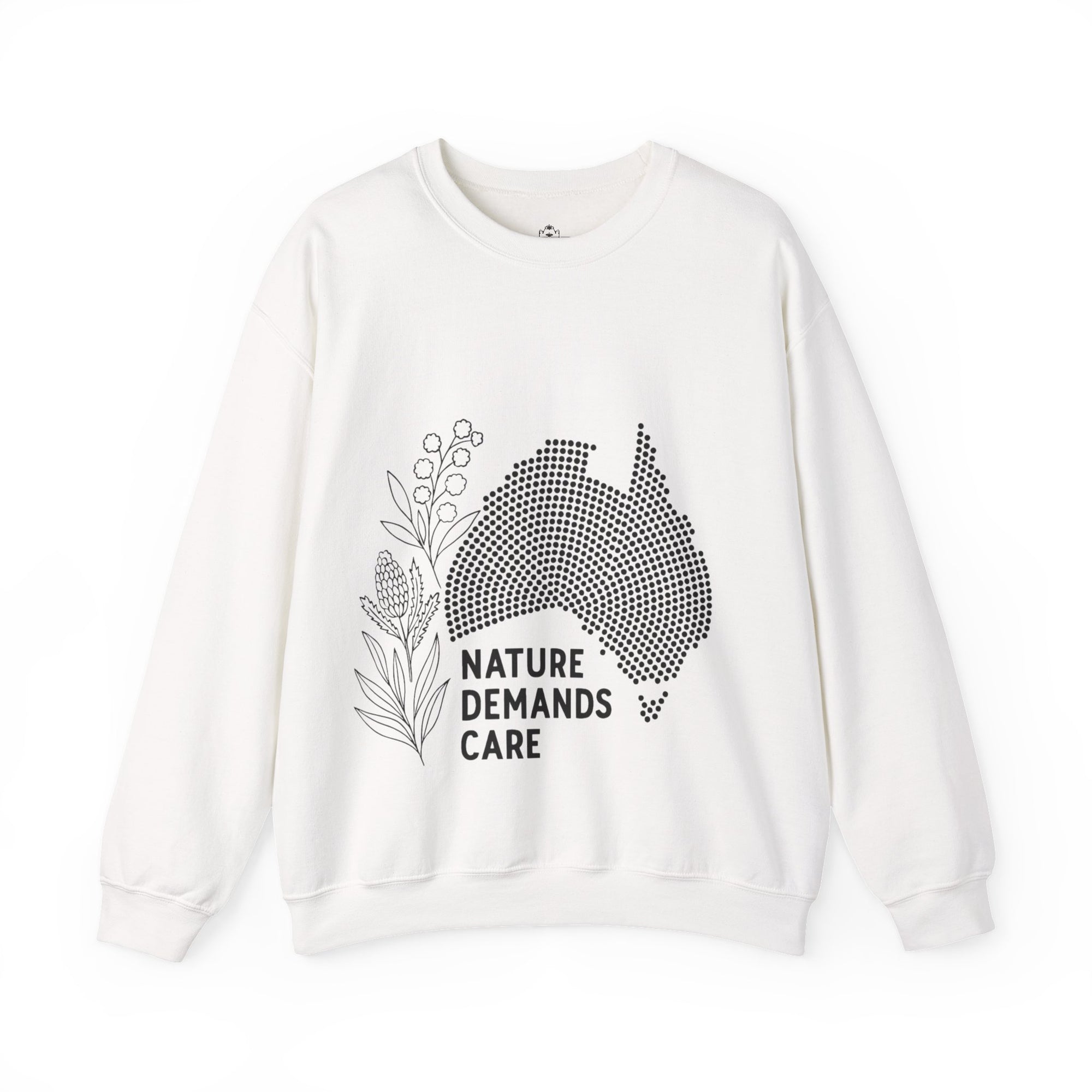 Nature Demands Care Unisex Crewneck Sweatshirt | Cozy Gift for Travelers, Fashion Lovers, Tasmania Souvenir, Comfortable Sweatshirt, [...]