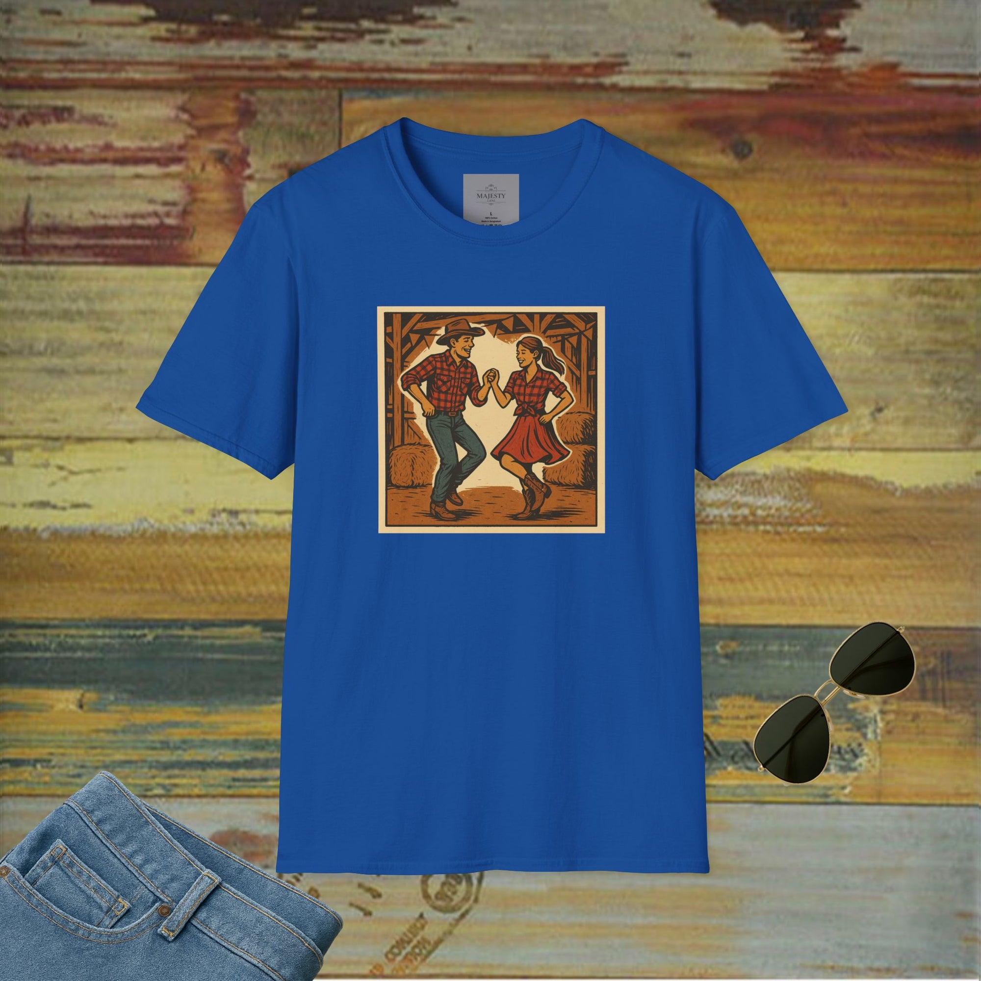 Country's Energy Coming Together Unisex T-Shirt, Softstyle Tee, Inspirational Shirt, Heartfelt Gift