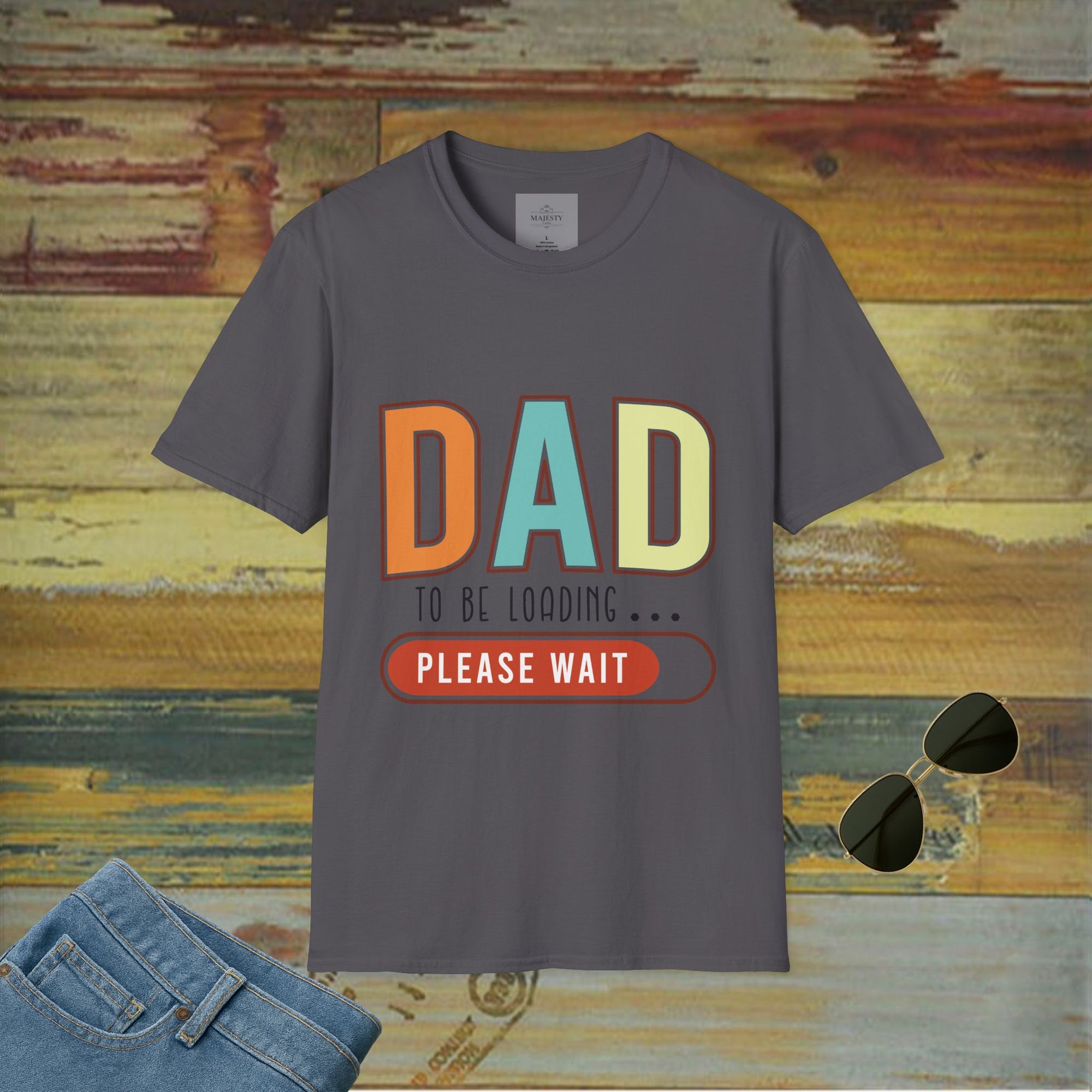 Dad Please Wait T-Shirt, Softstyle Tee