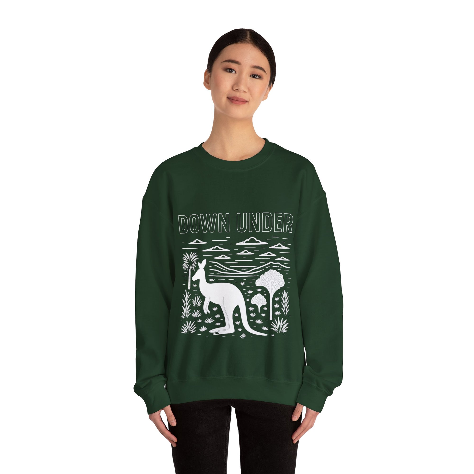 Down Under Unisex Crewneck Sweatshirt | Cozy Gift for Travelers, Fashion Lovers, Tasmania Souvenir, Comfortable Sweatshirt, [...]