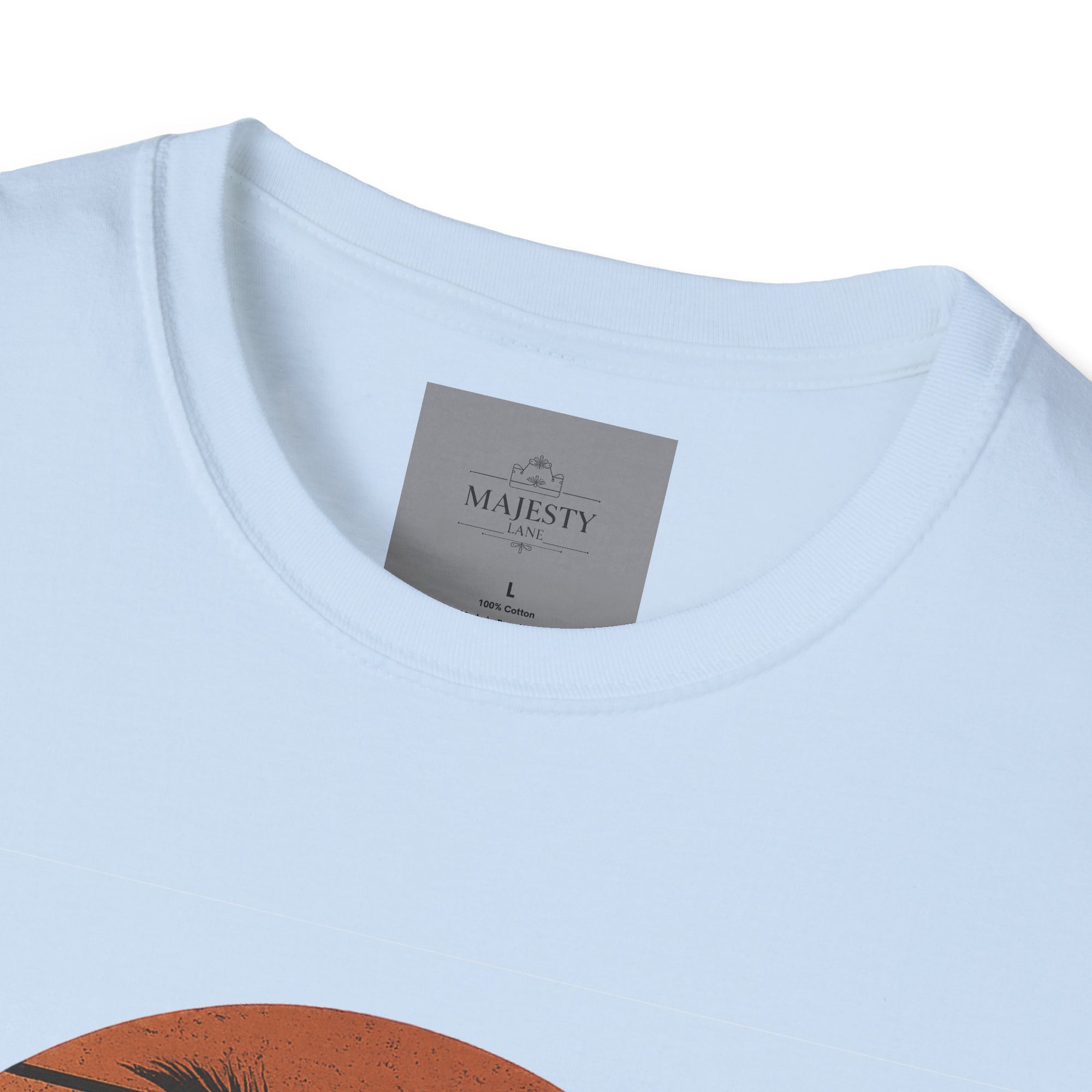 Sunset Palm Unisex T-Shirt, Softstyle Tee, Inspirational Shirt, Heartfelt Gift