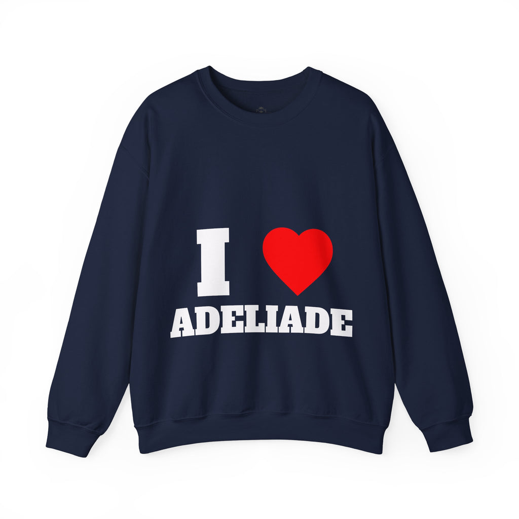 I Love Adeliade Unisex Crewneck Sweatshirt | Cozy Gift for Travelers, Fashion Lovers, Tasmania Souvenir, Comfortable Sweatshirt, [...]