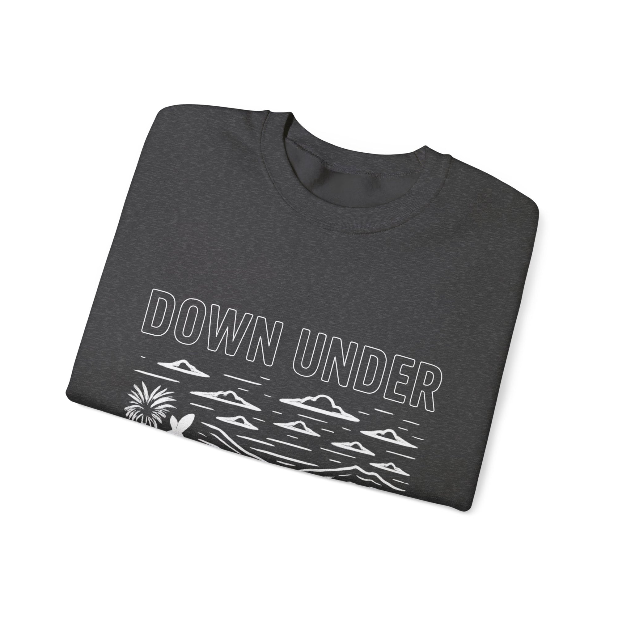 Down Under Unisex Crewneck Sweatshirt | Cozy Gift for Travelers, Fashion Lovers, Tasmania Souvenir, Comfortable Sweatshirt, [...]