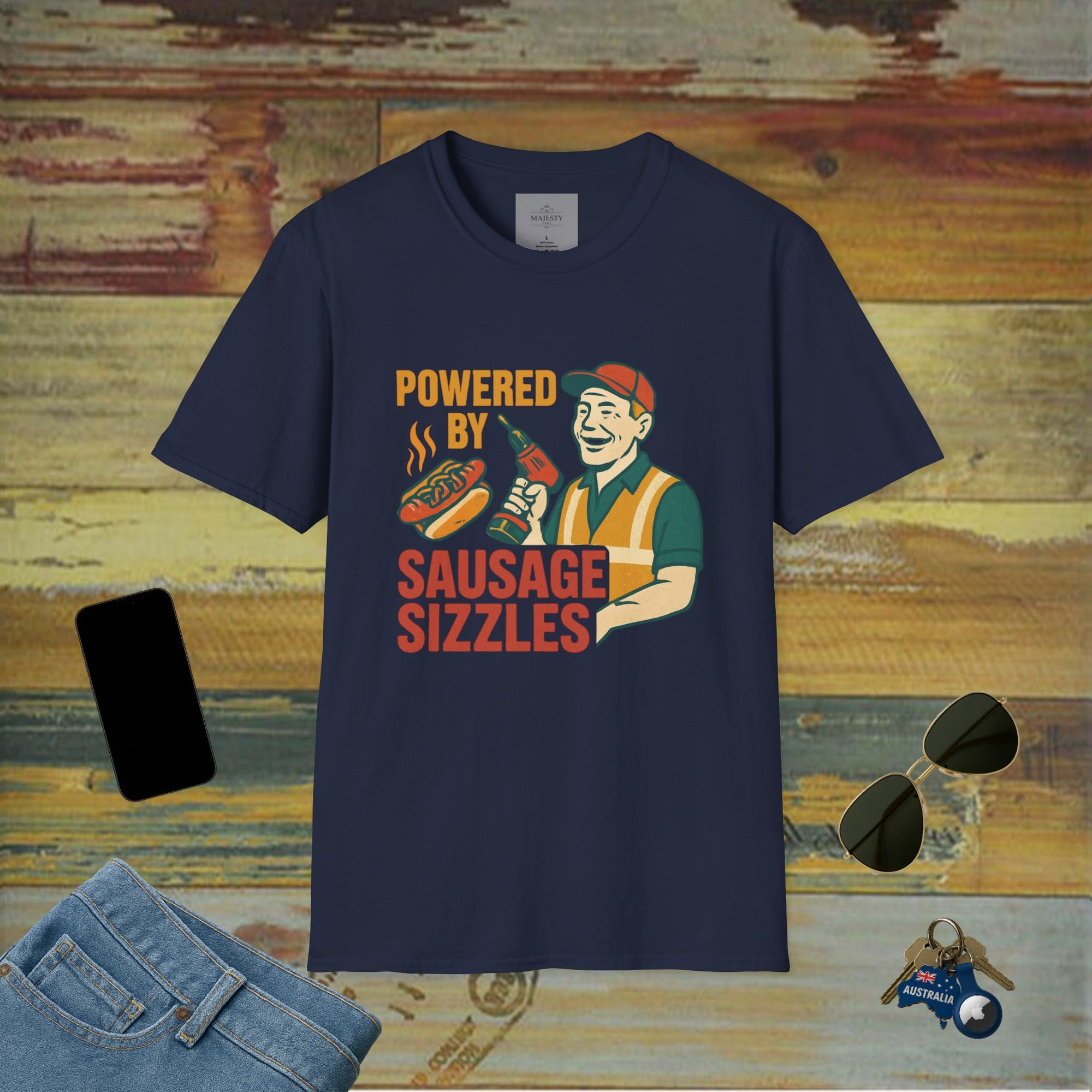 Susage Sizzles Dad T-Shirt, Softstyle Tee