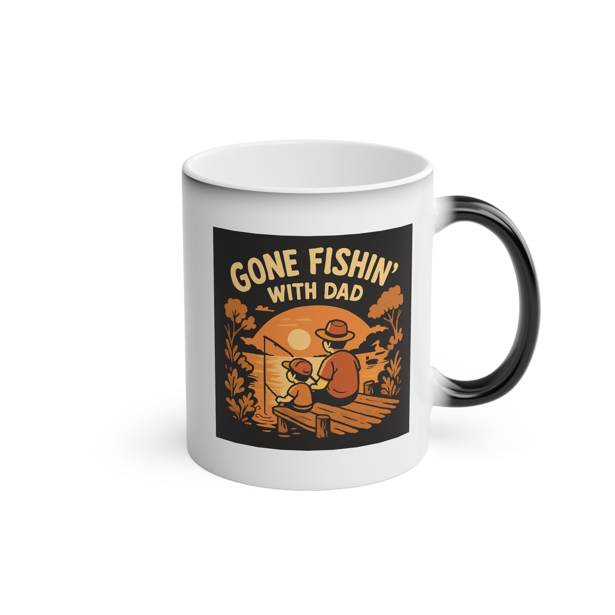 Gone Fishin with Dad Father's Day Mug