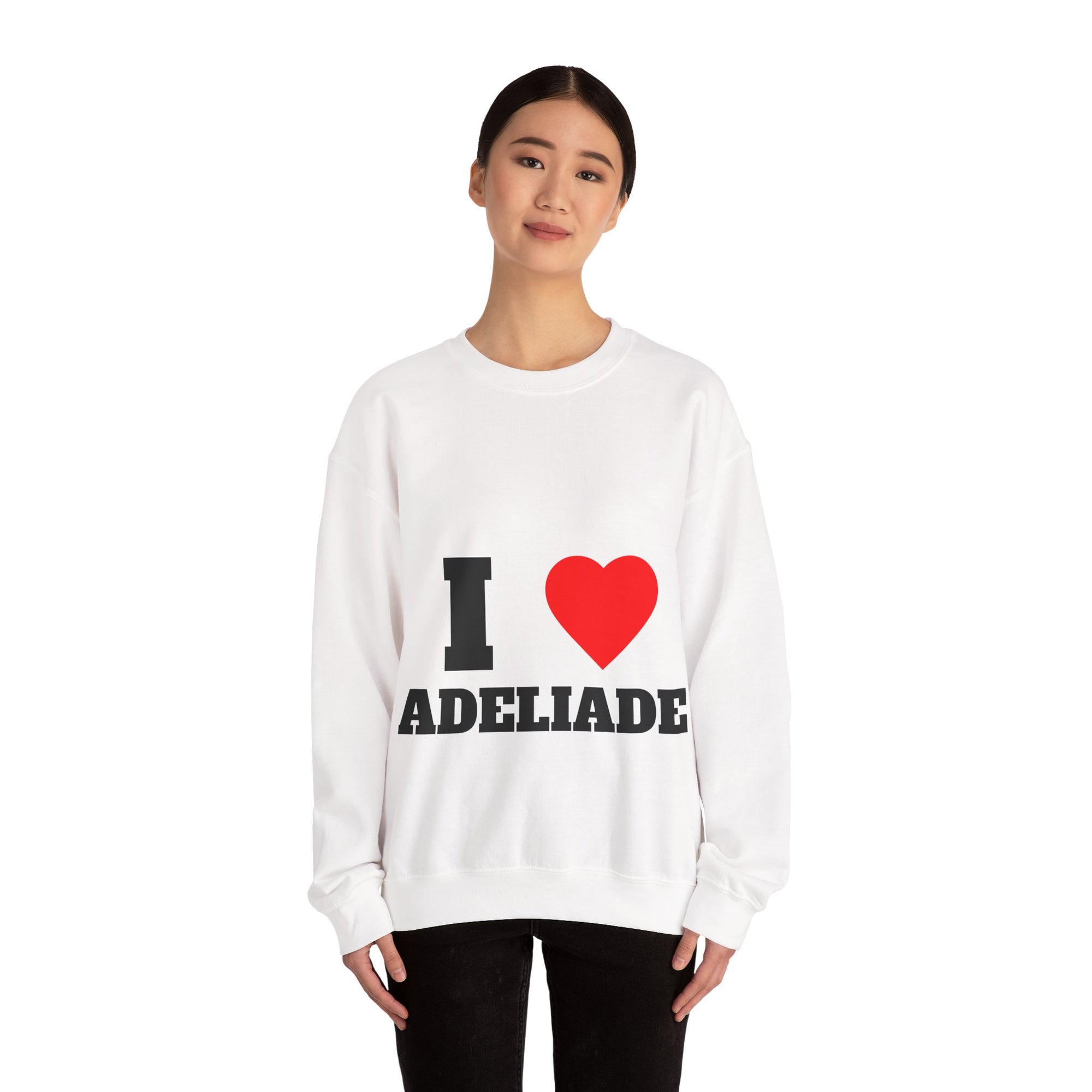I Love Adeliade Unisex Crewneck Sweatshirt | Cozy Gift for Travelers, Fashion Lovers, Tasmania Souvenir, Comfortable Sweatshirt, [...]