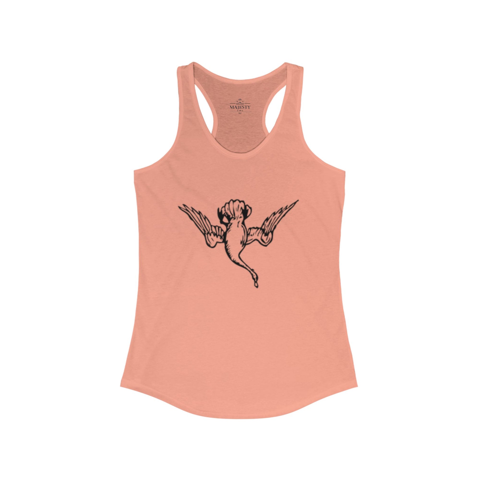 Vintage Floral Racerback Tank, Bohemian Style Top, Summer Attire, Casual Wear, Gift for Her, Festival Clothing