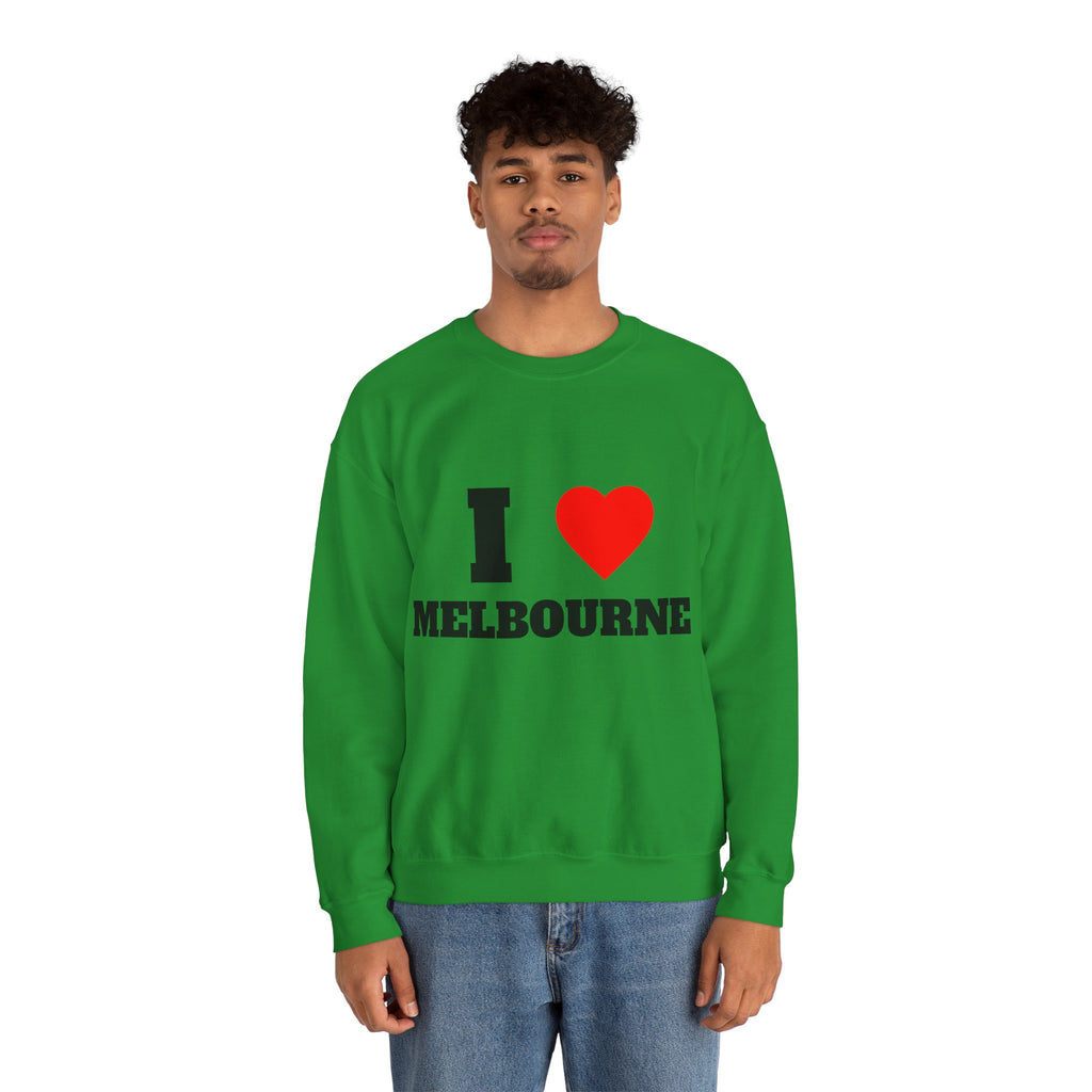 I Love Melbourne Unisex Crewneck Sweatshirt | Cozy Gift for Travelers, Fashion Lovers, Tasmania Souvenir, Comfortable Sweatshirt, [...]