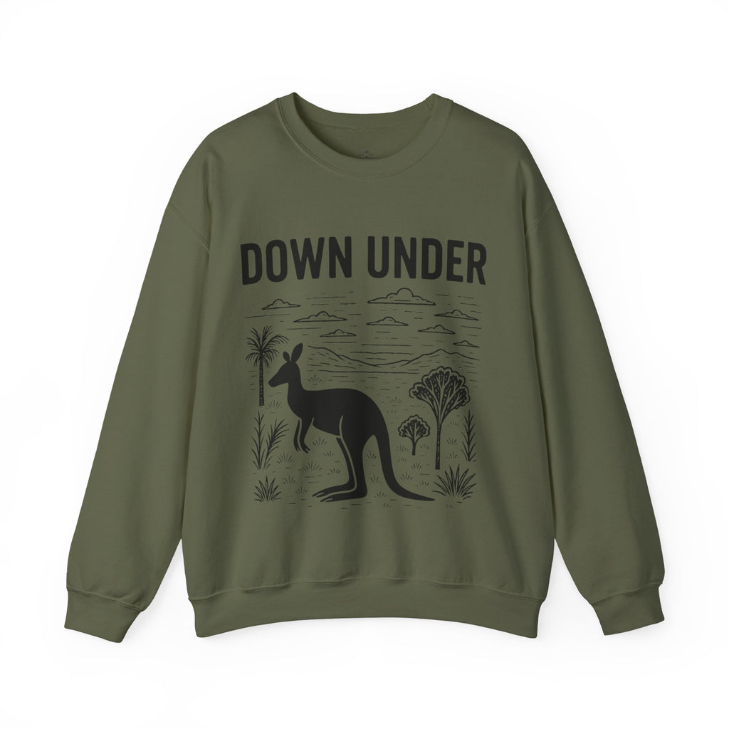 Down Under Unisex Crewneck Sweatshirt | Cozy Gift for Travelers, Fashion Lovers, Tasmania Souvenir, Comfortable Sweatshirt, [...]