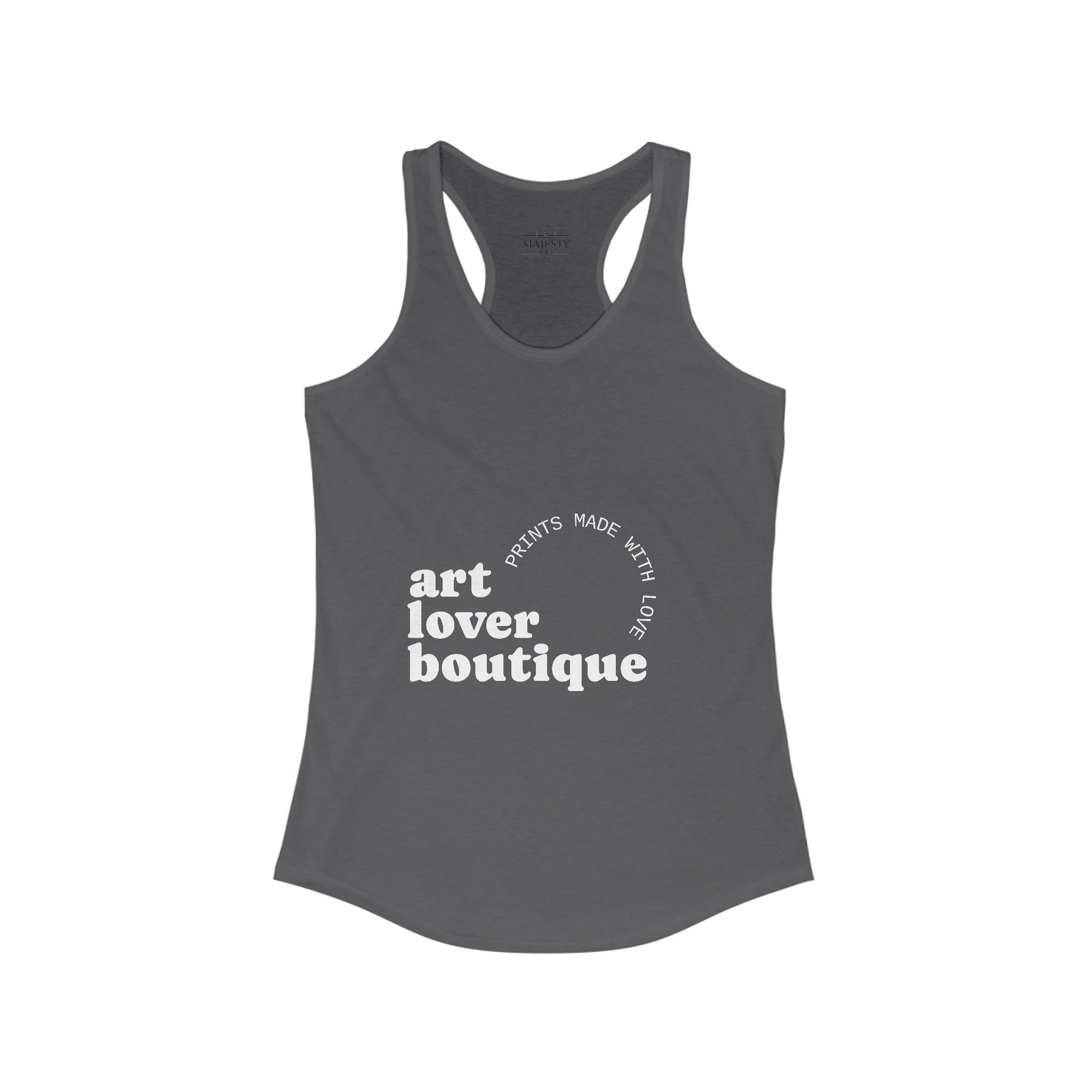 Art Lover Botique Racerback Tank, Bohemian Style Top, Summer Attire, Casual Wear, Gift for Her, Festival Clothing