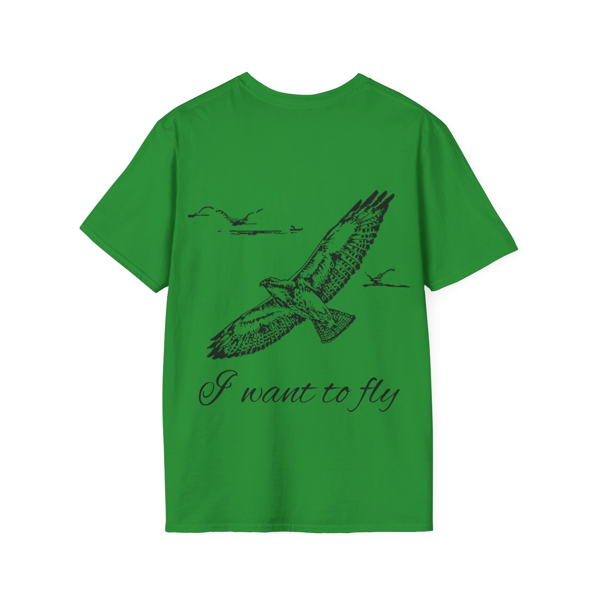 I want to fly Unisex T-Shirt, Softstyle Tee, Inspirational Shirt, Heartfelt Gift