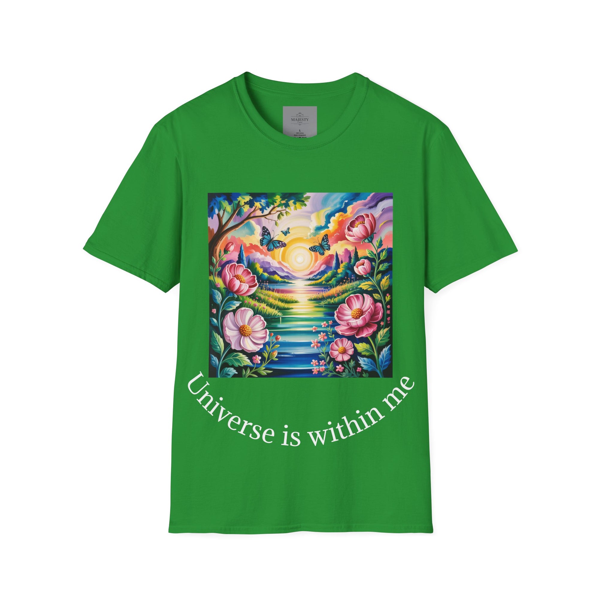Universe is Within Me Unisex T-Shirt, Softstyle Tee, Inspirational Shirt, Heartfelt Gift