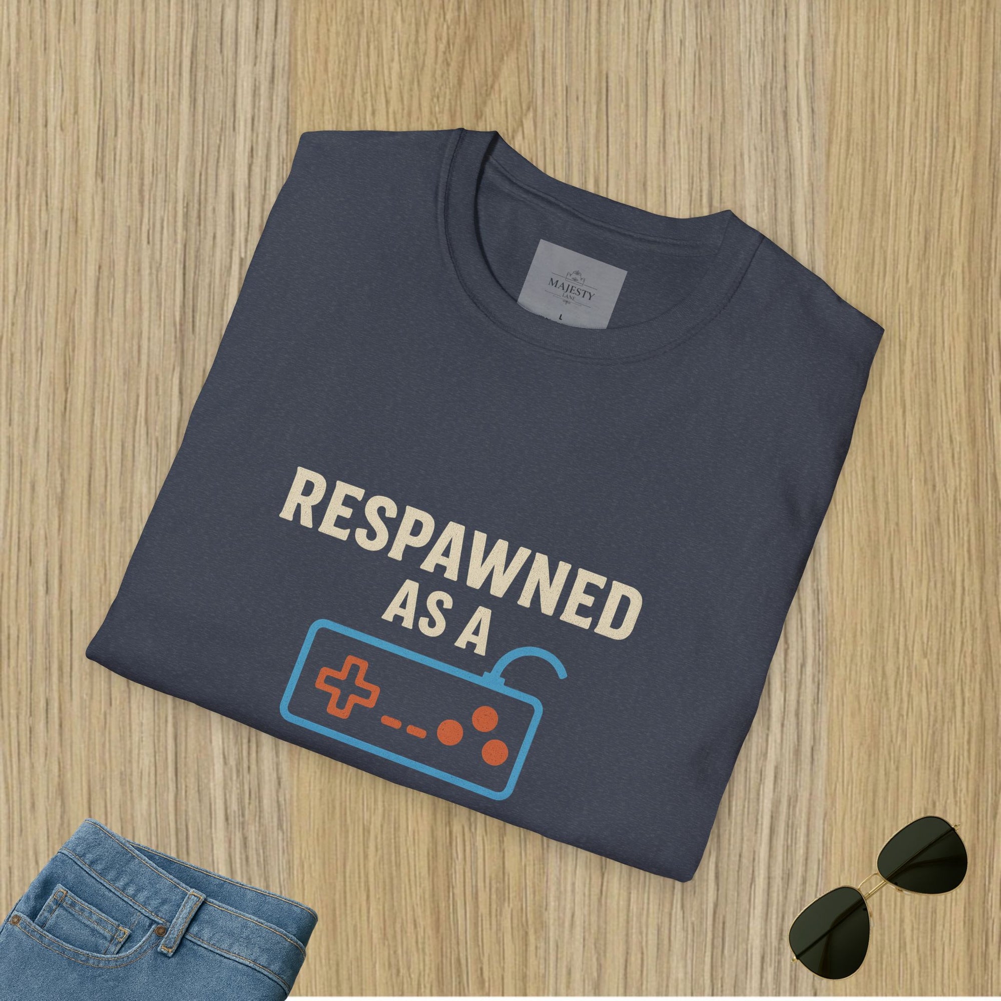 Respawned as a Father T-Shirt, Softstyle Tee
