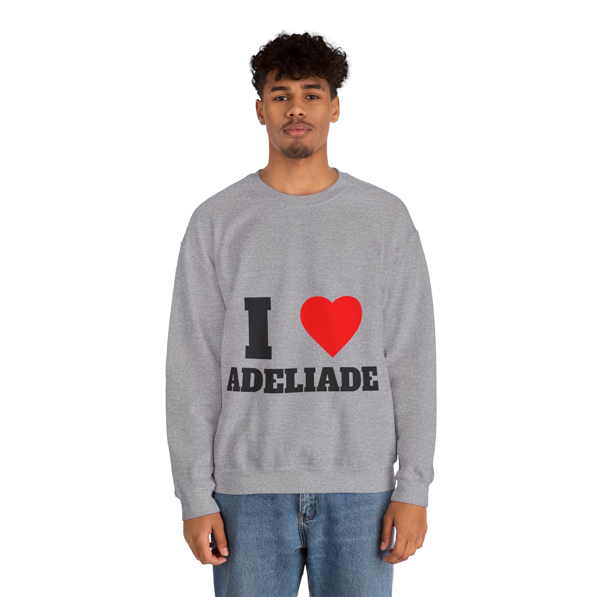 I Love Adeliade Unisex Crewneck Sweatshirt | Cozy Gift for Travelers, Fashion Lovers, Tasmania Souvenir, Comfortable Sweatshirt, [...]
