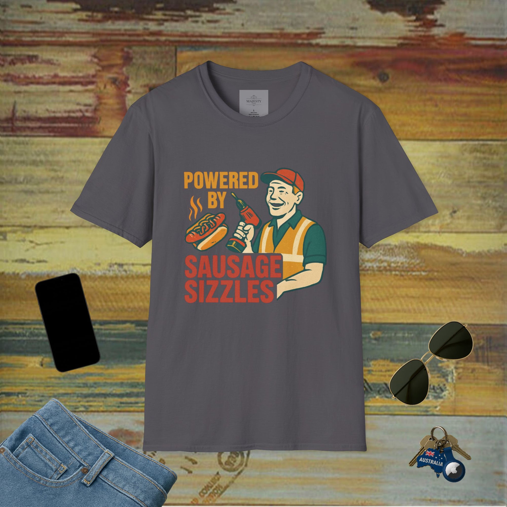 Susage Sizzles Dad T-Shirt, Softstyle Tee