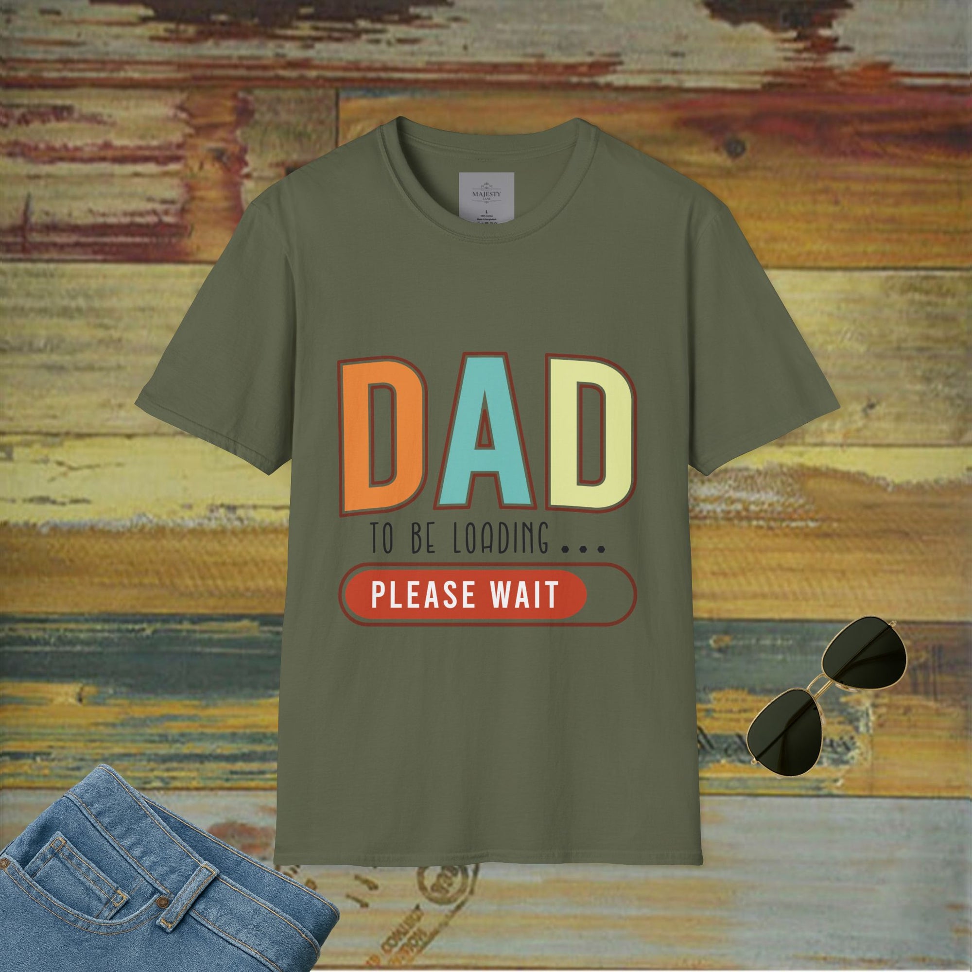 Dad Please Wait T-Shirt, Softstyle Tee