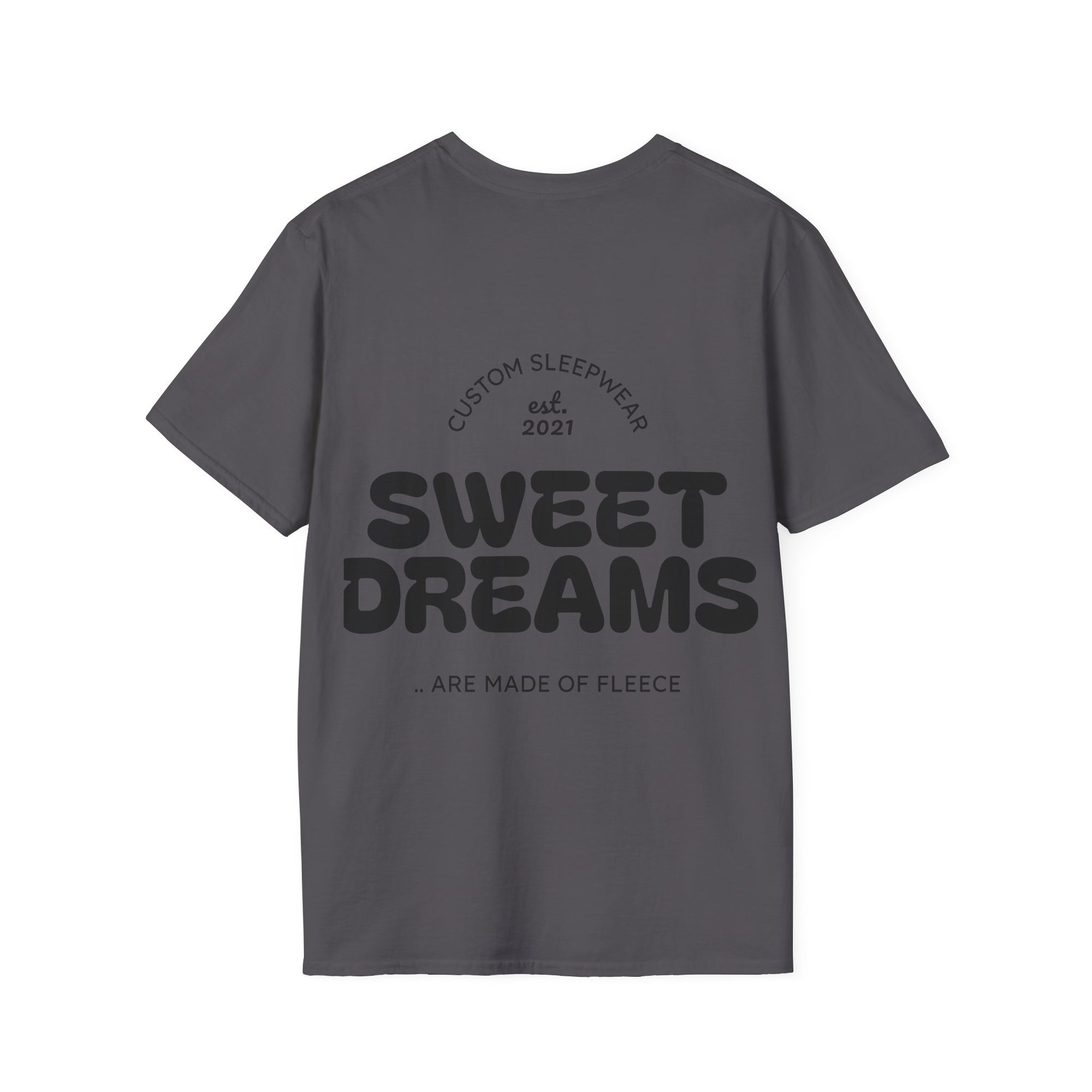 Sweet Dreams Unisex Sleep T-Shirt, Cozy Lounge Wear, Gift for Sleep Lovers, Sleepover Essentials, Custom Sleepwear