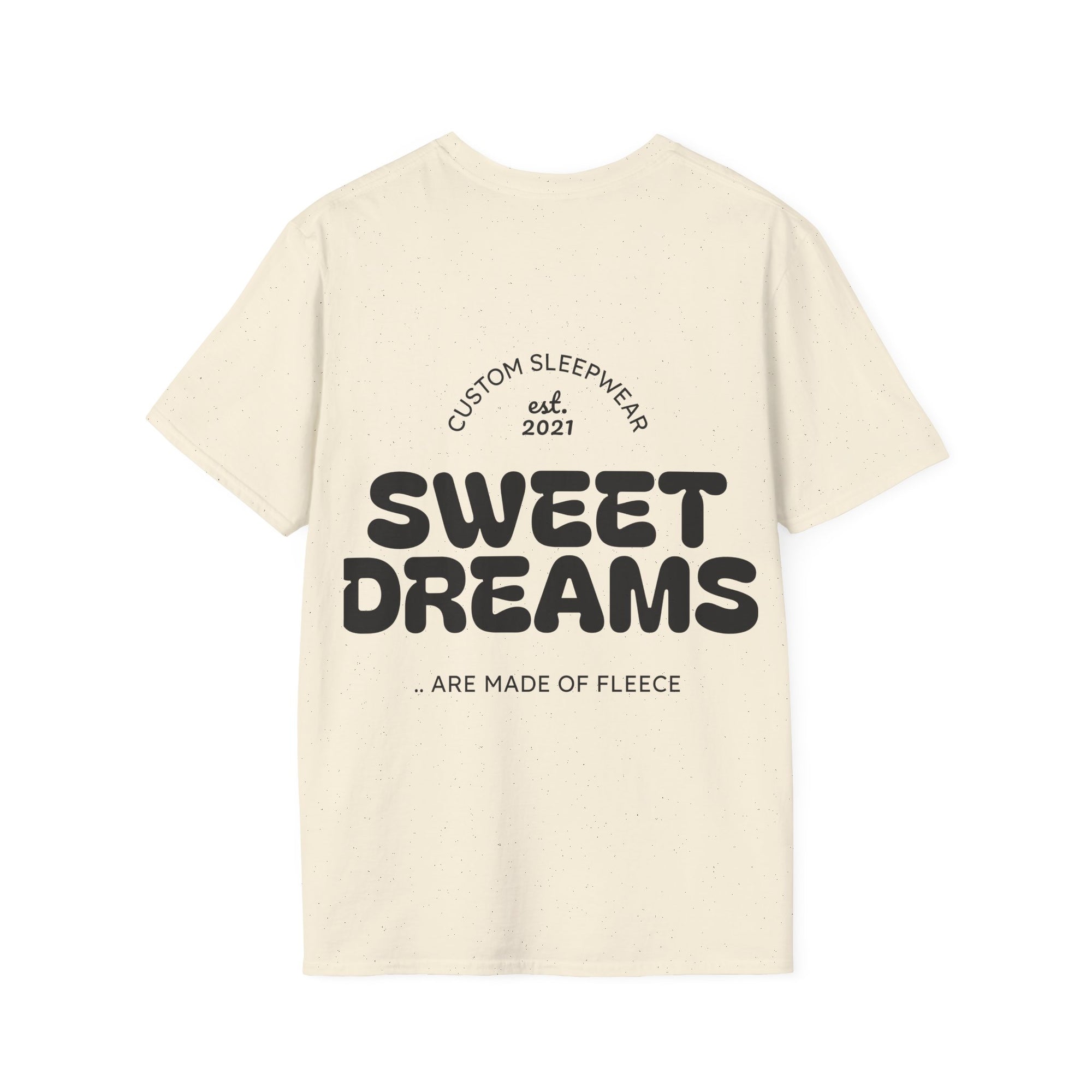 Sweet Dreams Unisex Sleep T-Shirt, Cozy Lounge Wear, Gift for Sleep Lovers, Sleepover Essentials, Custom Sleepwear