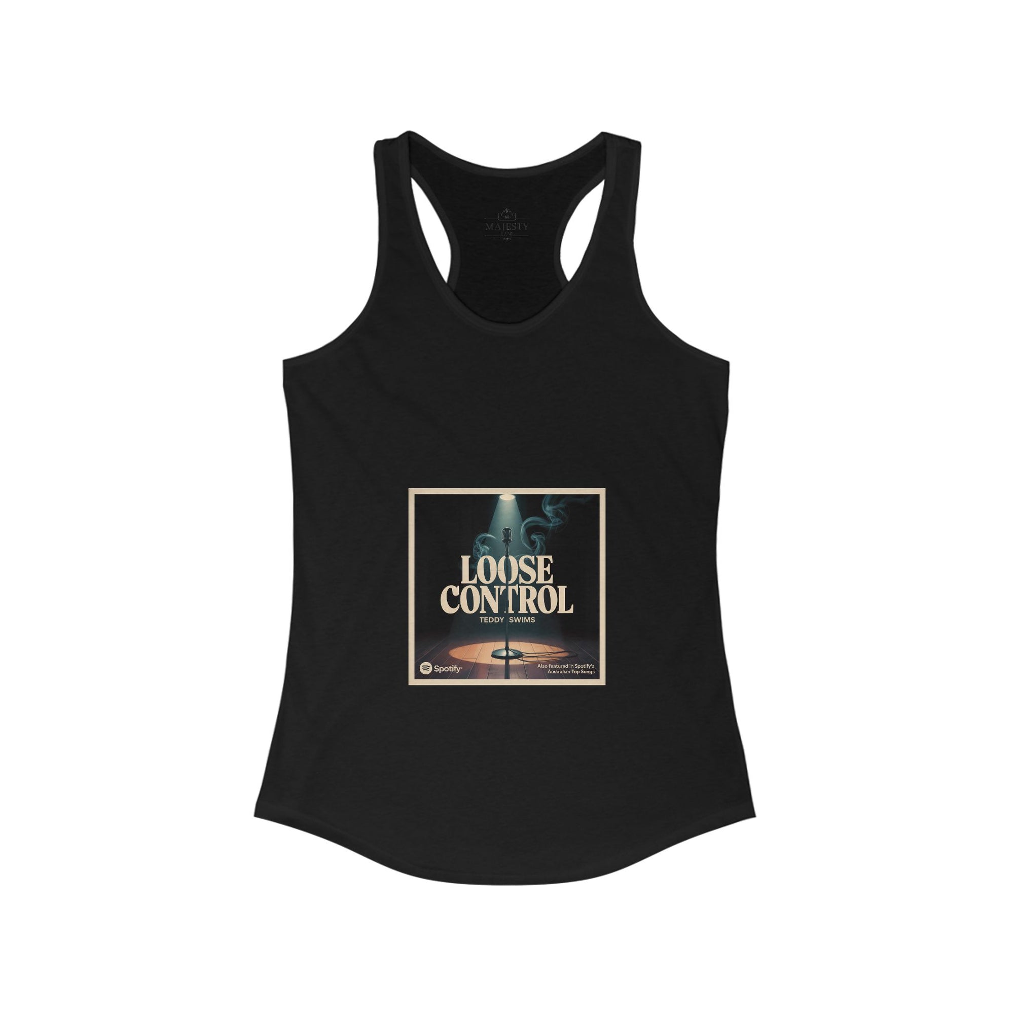 Loose Control Racerback Tank, Bohemian Style Top, Summer Attire, Casual Wear, Gift for Her, Festival Clothing
