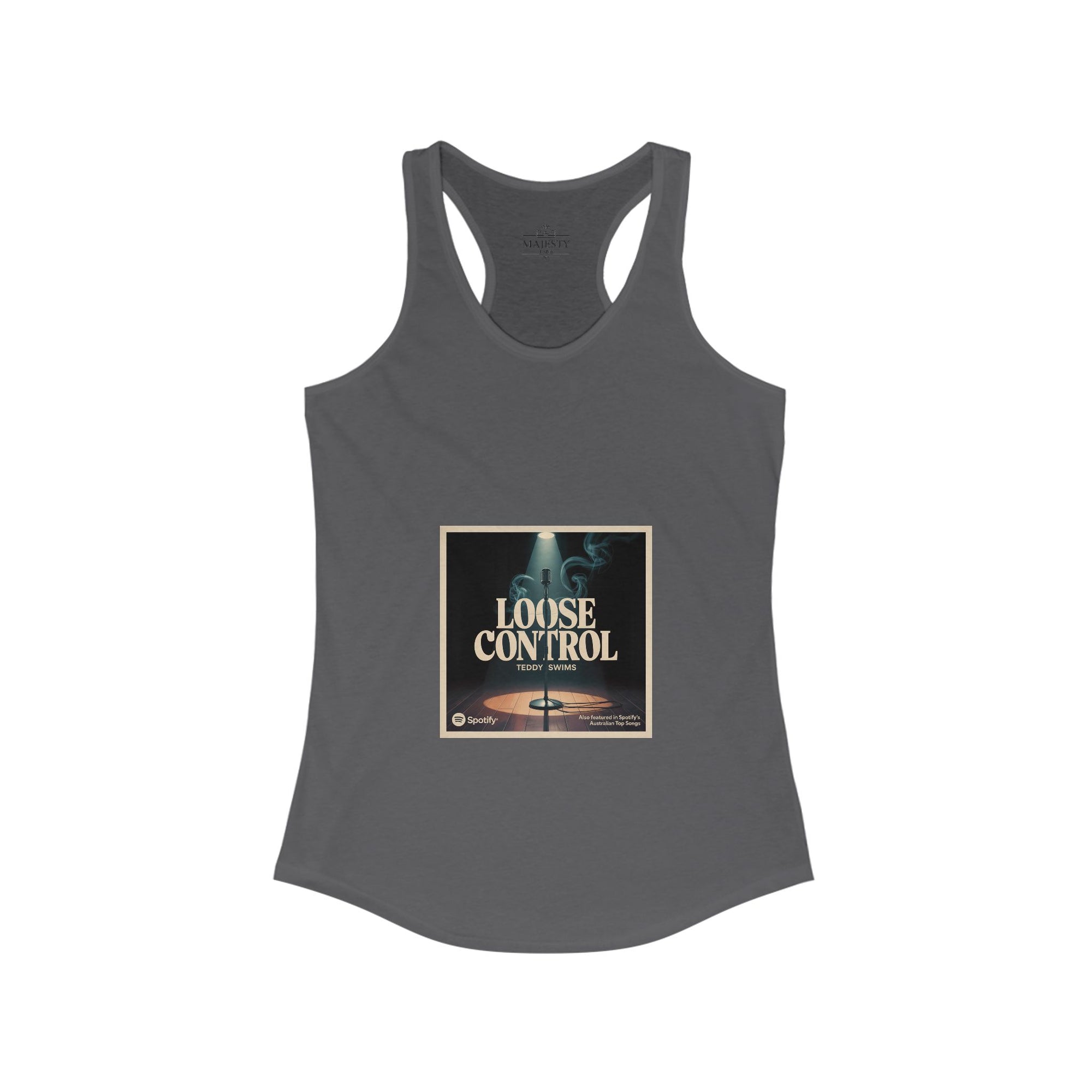 Loose Control Racerback Tank, Bohemian Style Top, Summer Attire, Casual Wear, Gift for Her, Festival Clothing