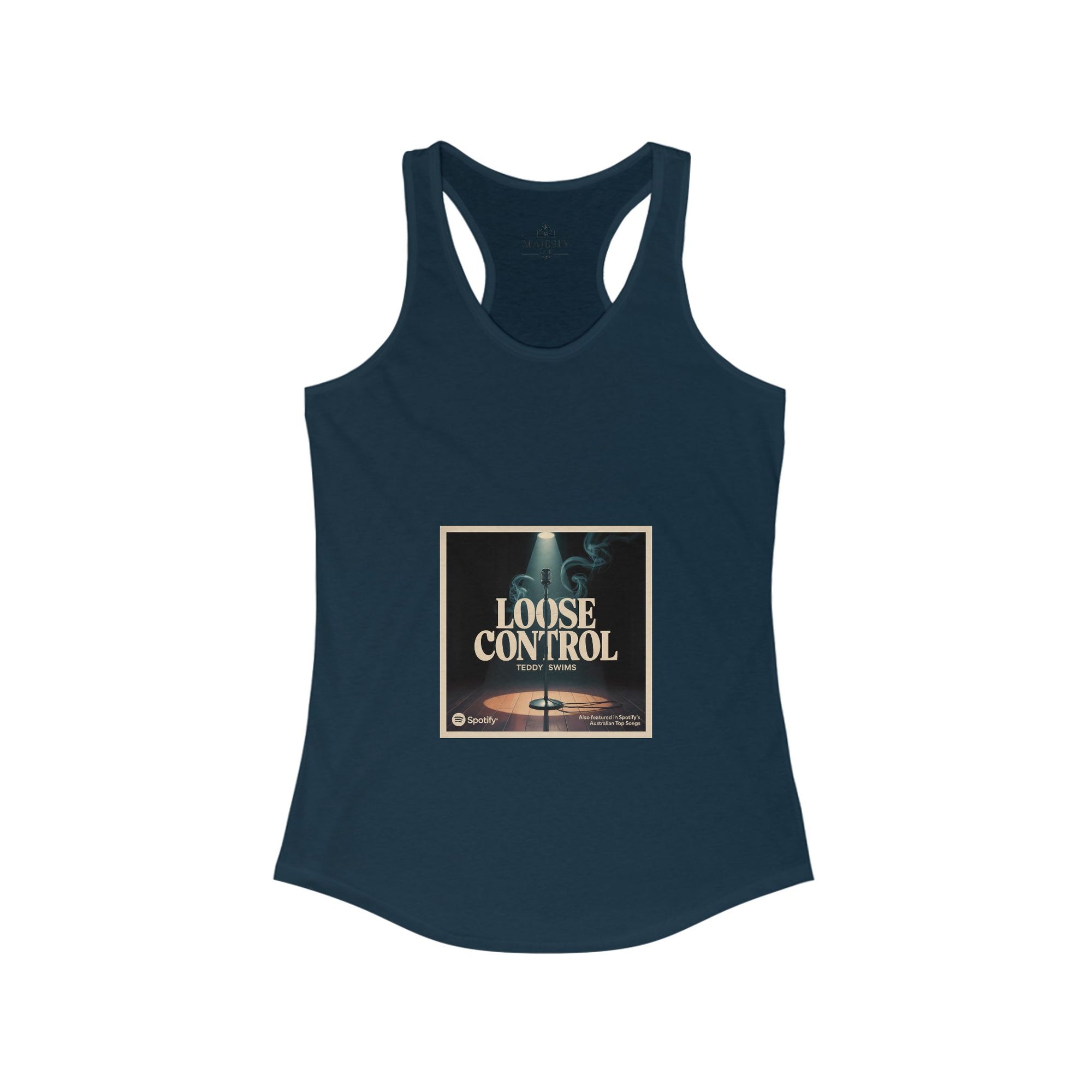 Loose Control Racerback Tank, Bohemian Style Top, Summer Attire, Casual Wear, Gift for Her, Festival Clothing