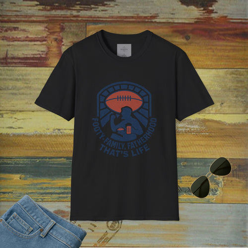 Aussie Footy Dad T-Shirt, Softstyle Tee