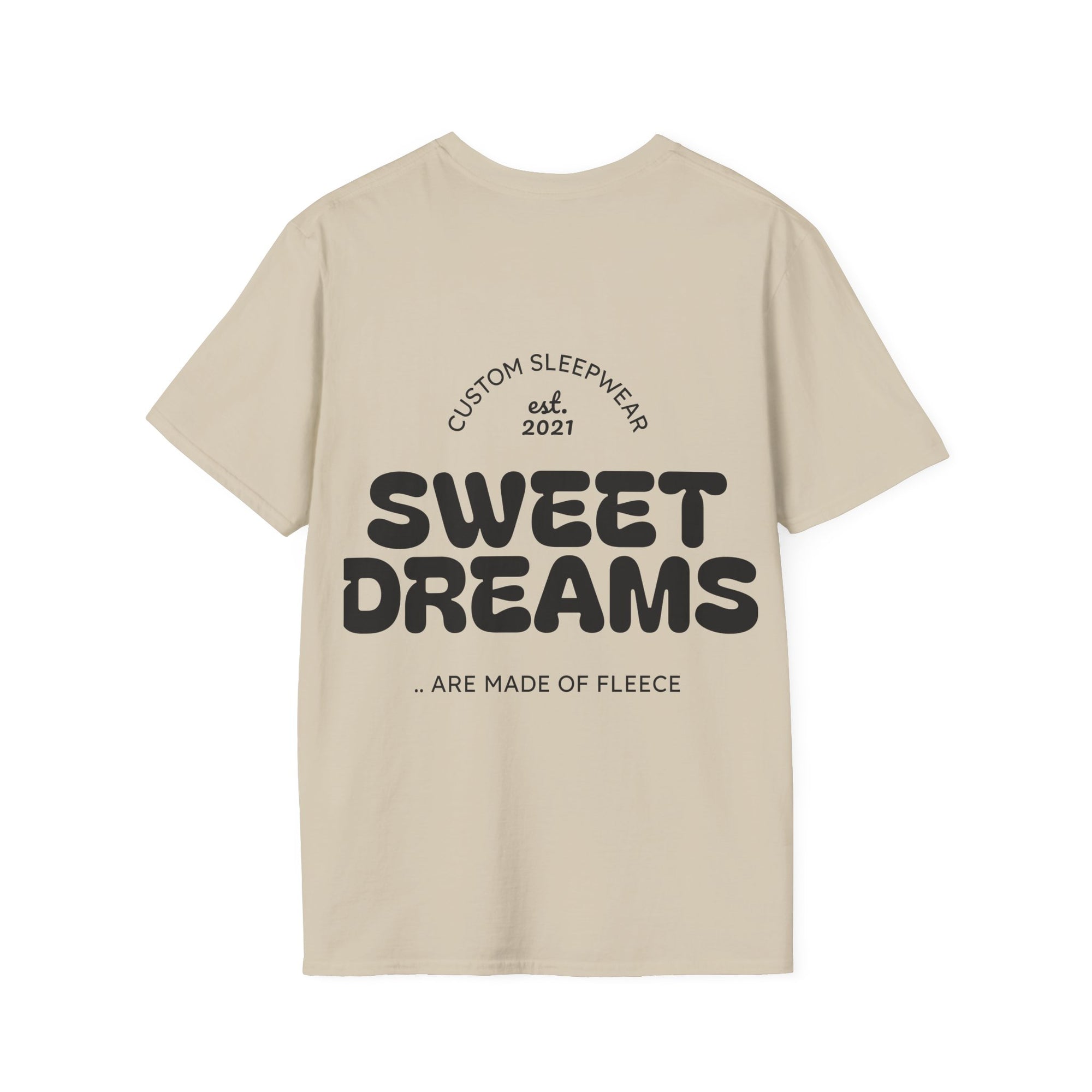 Sweet Dreams Unisex Sleep T-Shirt, Cozy Lounge Wear, Gift for Sleep Lovers, Sleepover Essentials, Custom Sleepwear