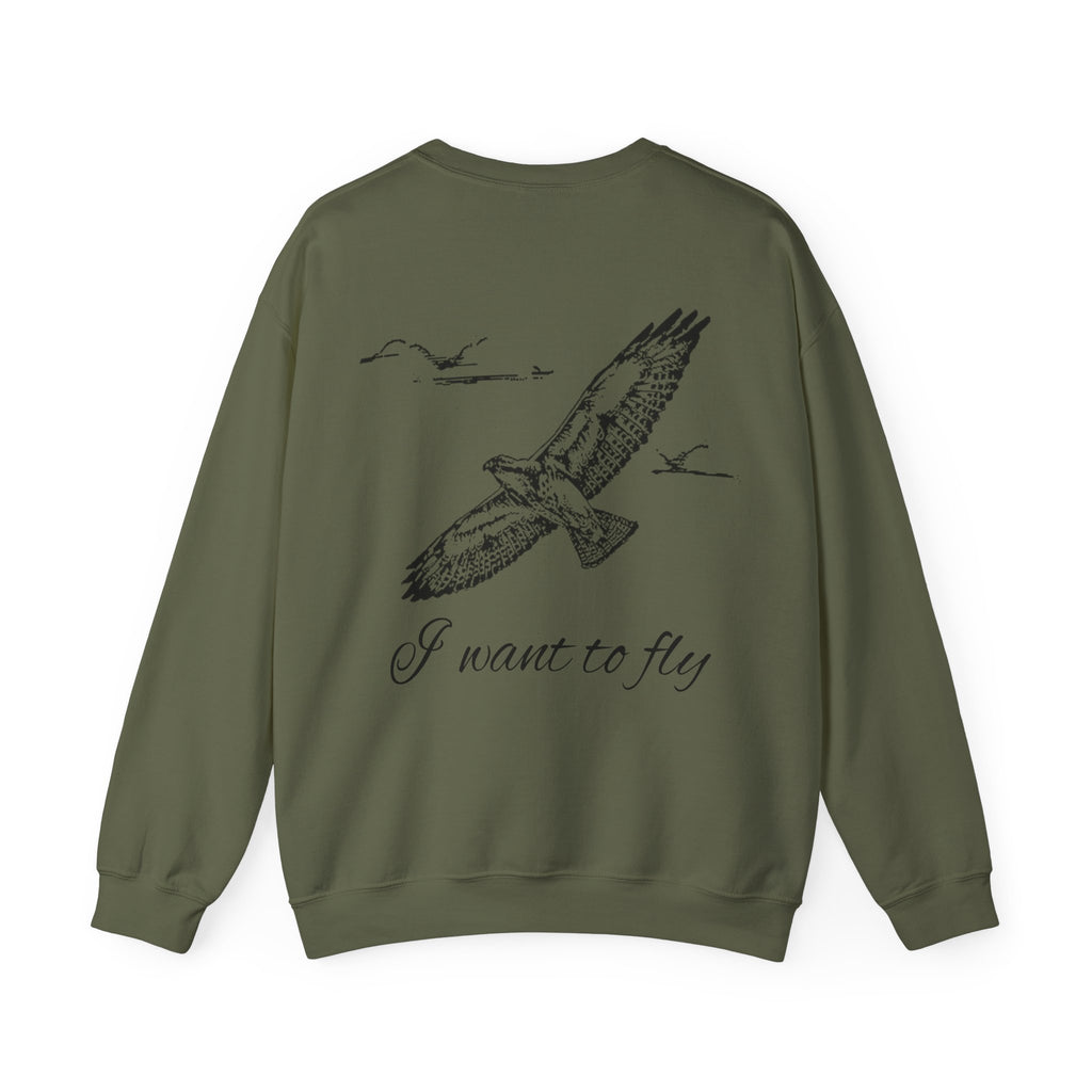 I Want to Fly Unisex Crewneck Sweatshirt | Cozy Gift for Travelers, Fashion Lovers, Tasmania Souvenir, Comfortable Sweatshirt, [...]