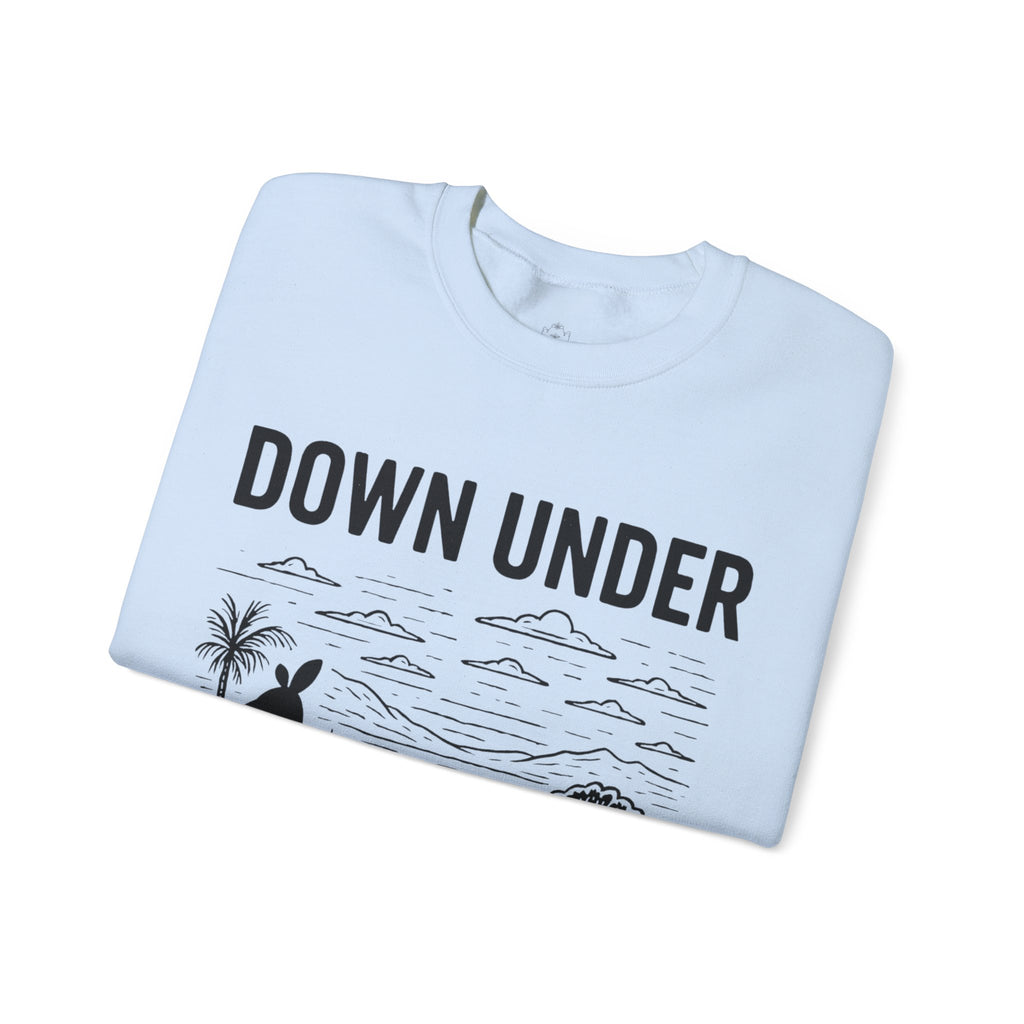 Down Under Unisex Crewneck Sweatshirt | Cozy Gift for Travelers, Fashion Lovers, Tasmania Souvenir, Comfortable Sweatshirt, [...]