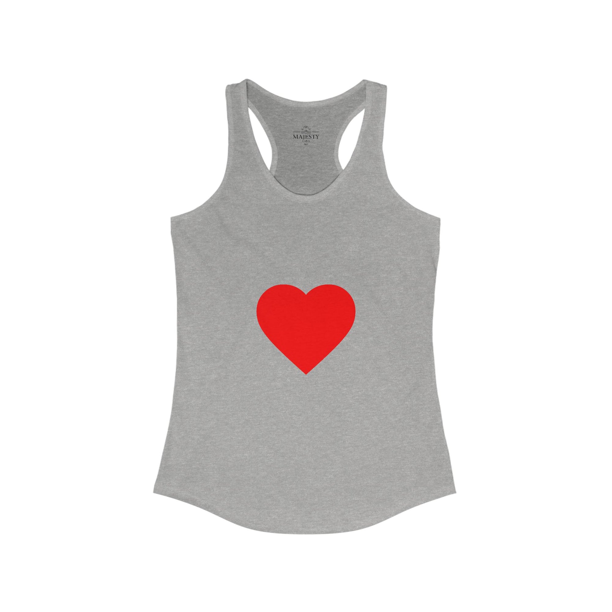 Love Racerback Tank, Bohemian Style Top, Summer Attire, Casual Wear, Gift for Her, Festival Clothing