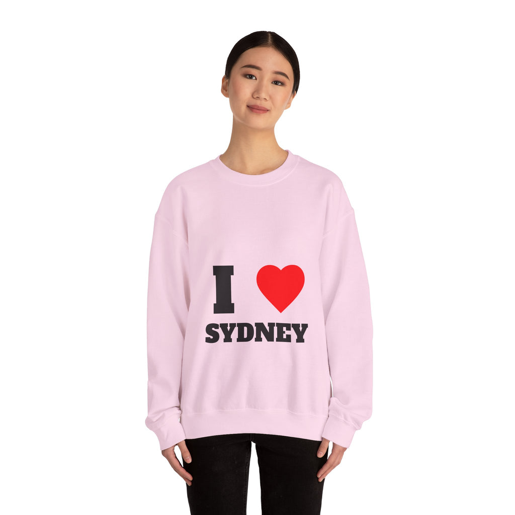 I Love Sydney Unisex Crewneck Sweatshirt | Cozy Gift for Travelers, Fashion Lovers, Tasmania Souvenir, Comfortable Sweatshirt, [...]