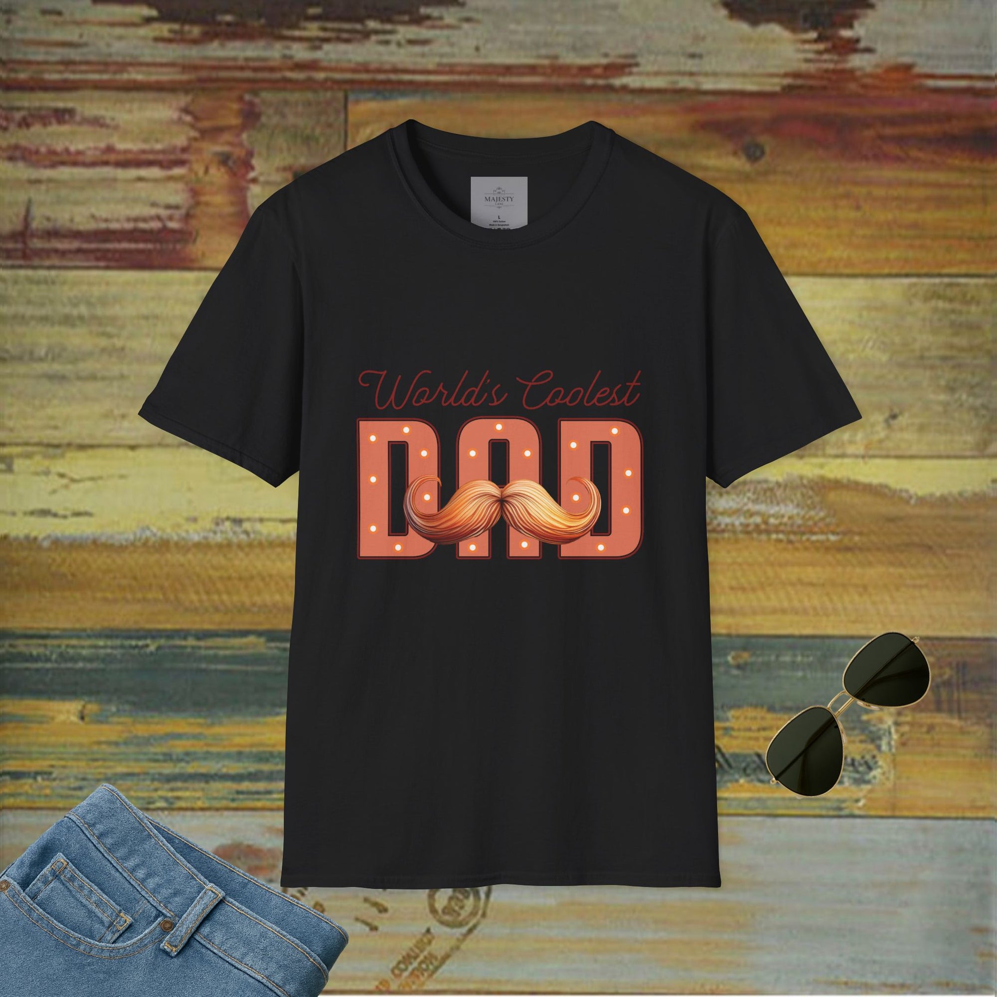 World's Coolest Dad T-Shirt, Softstyle Tee