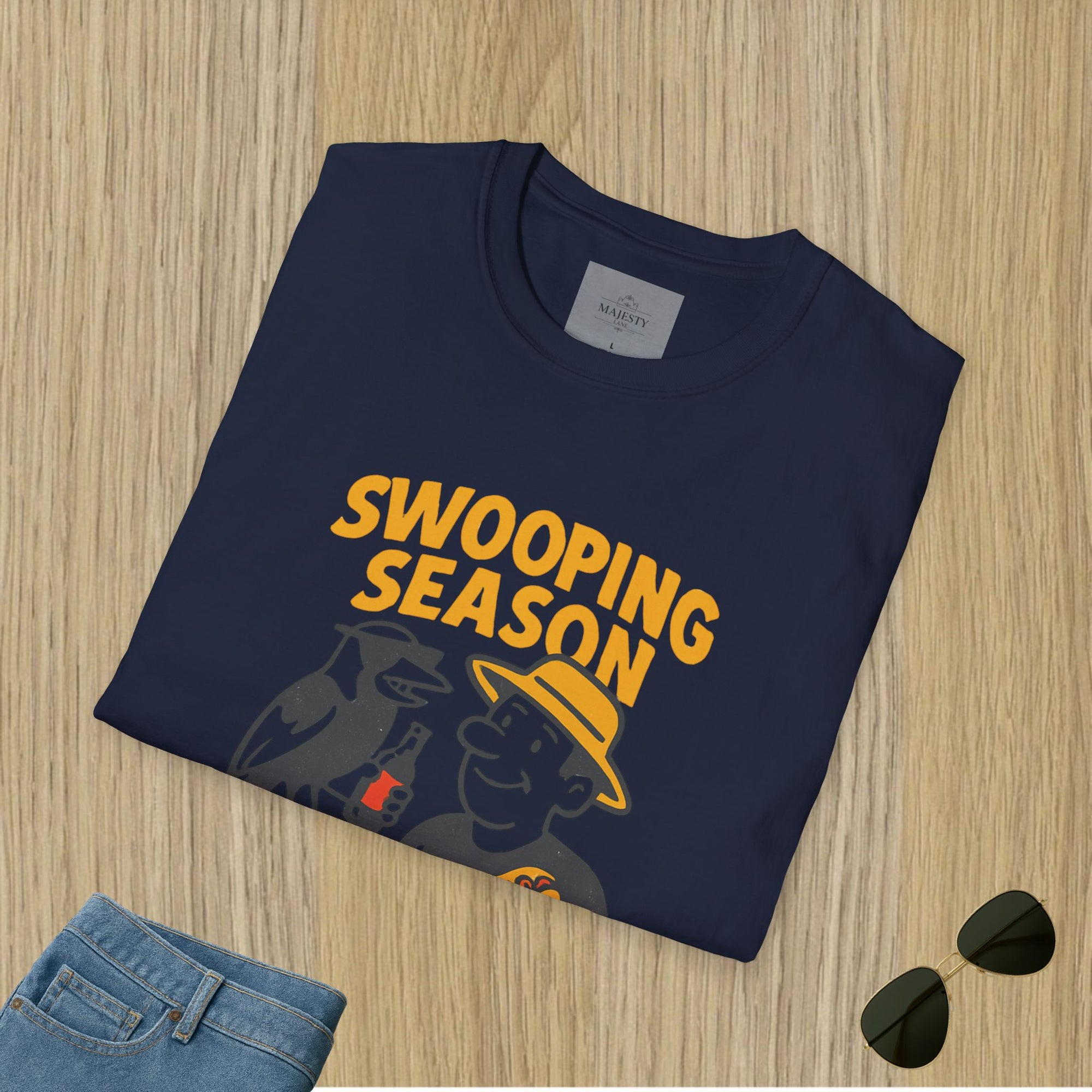 Swooping Season Dad T-Shirt, Softstyle Tee
